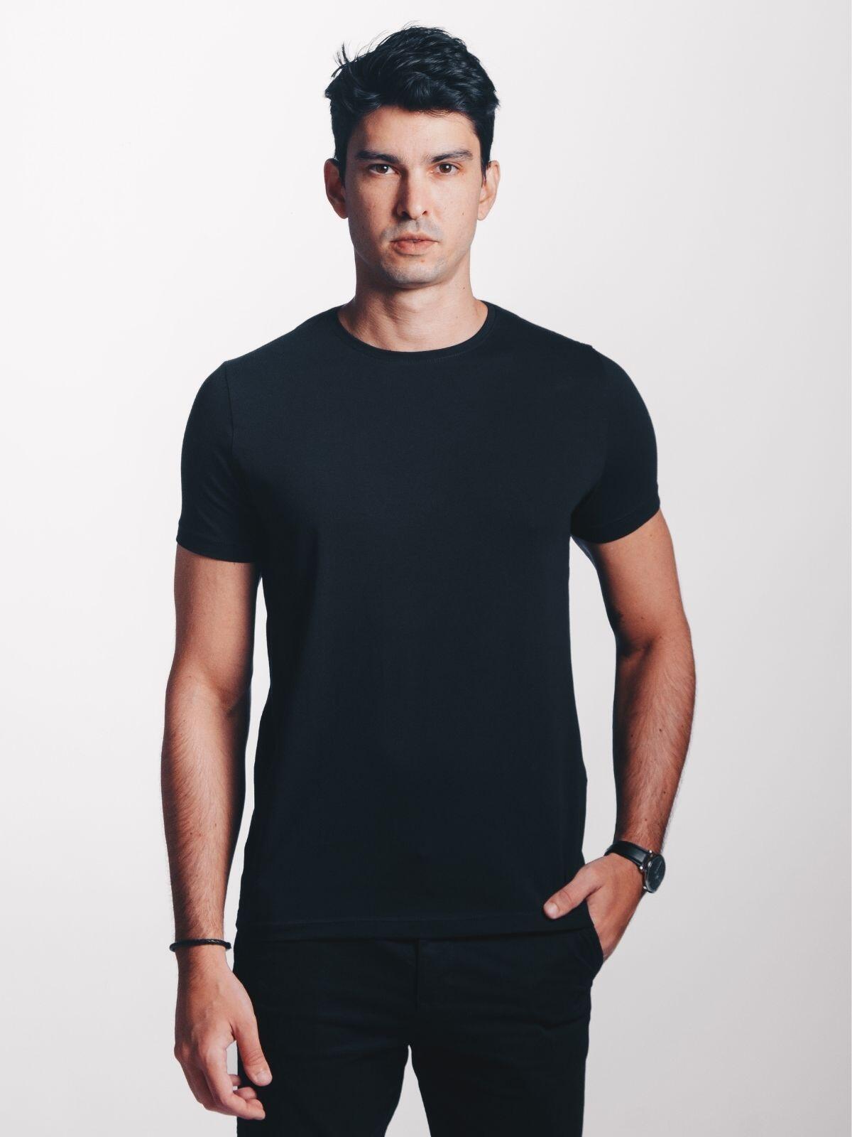 Camiseta Egípcio Gola Redonda Black