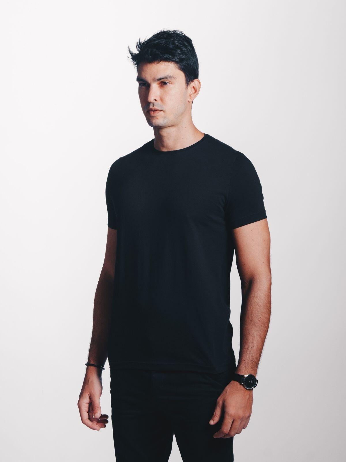 Camiseta Egípcio Gola Redonda Black