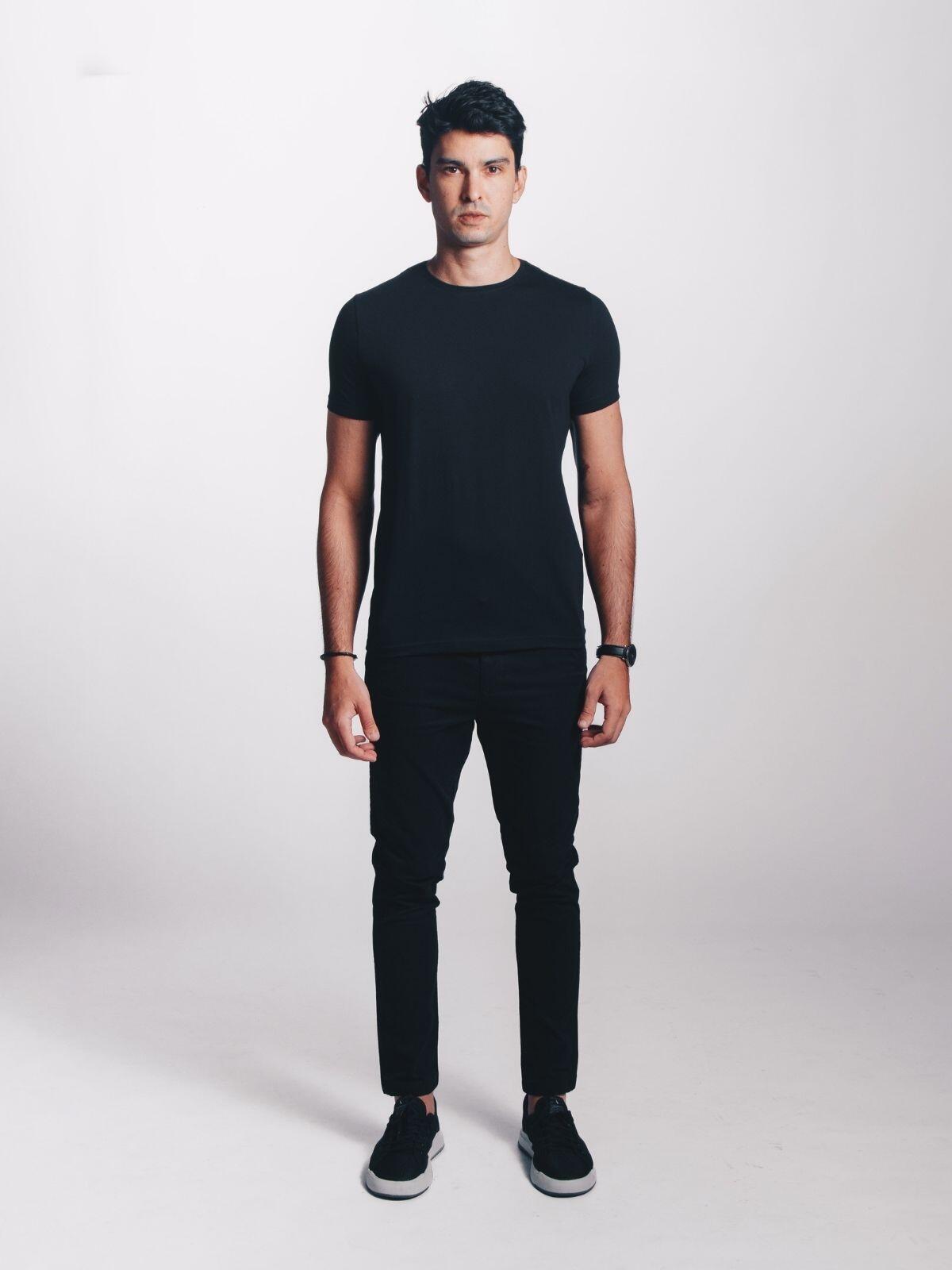 Camiseta Egípcio Gola Redonda Black