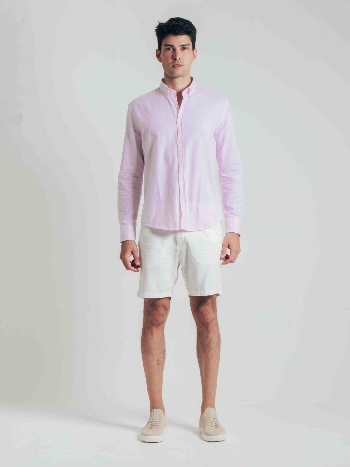 Camisa de Botão ML Oxford Oxford Quartz