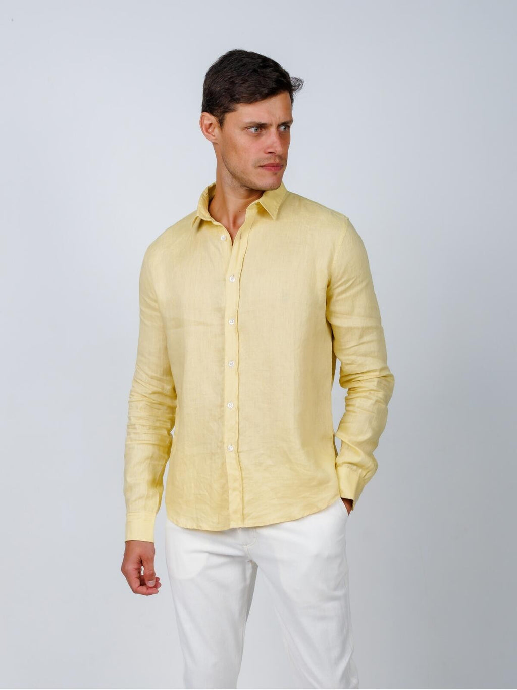 Camisa de Botão ML Puro Linho Gold
