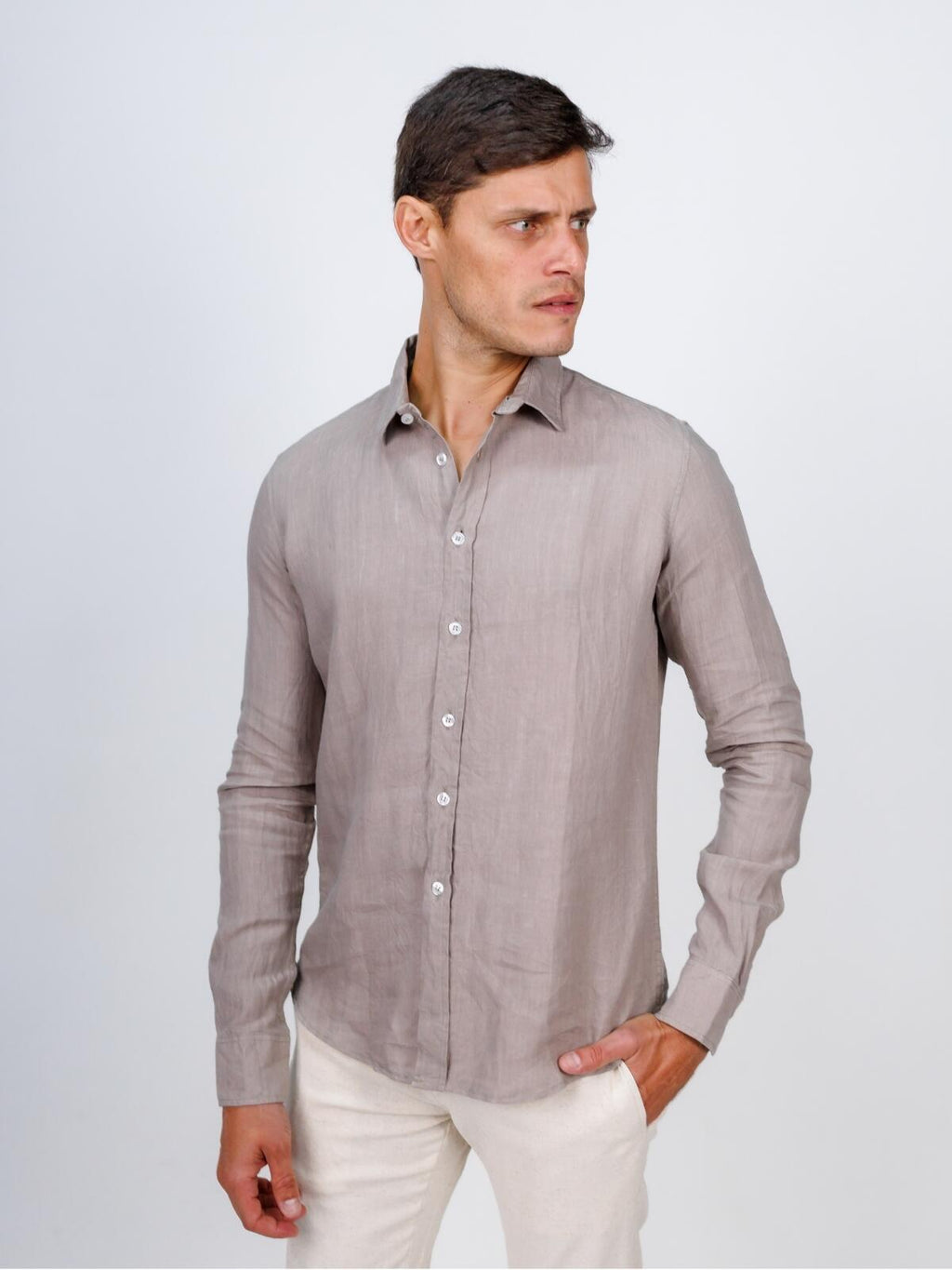 Camisa de Botão ML Puro Linho Nique