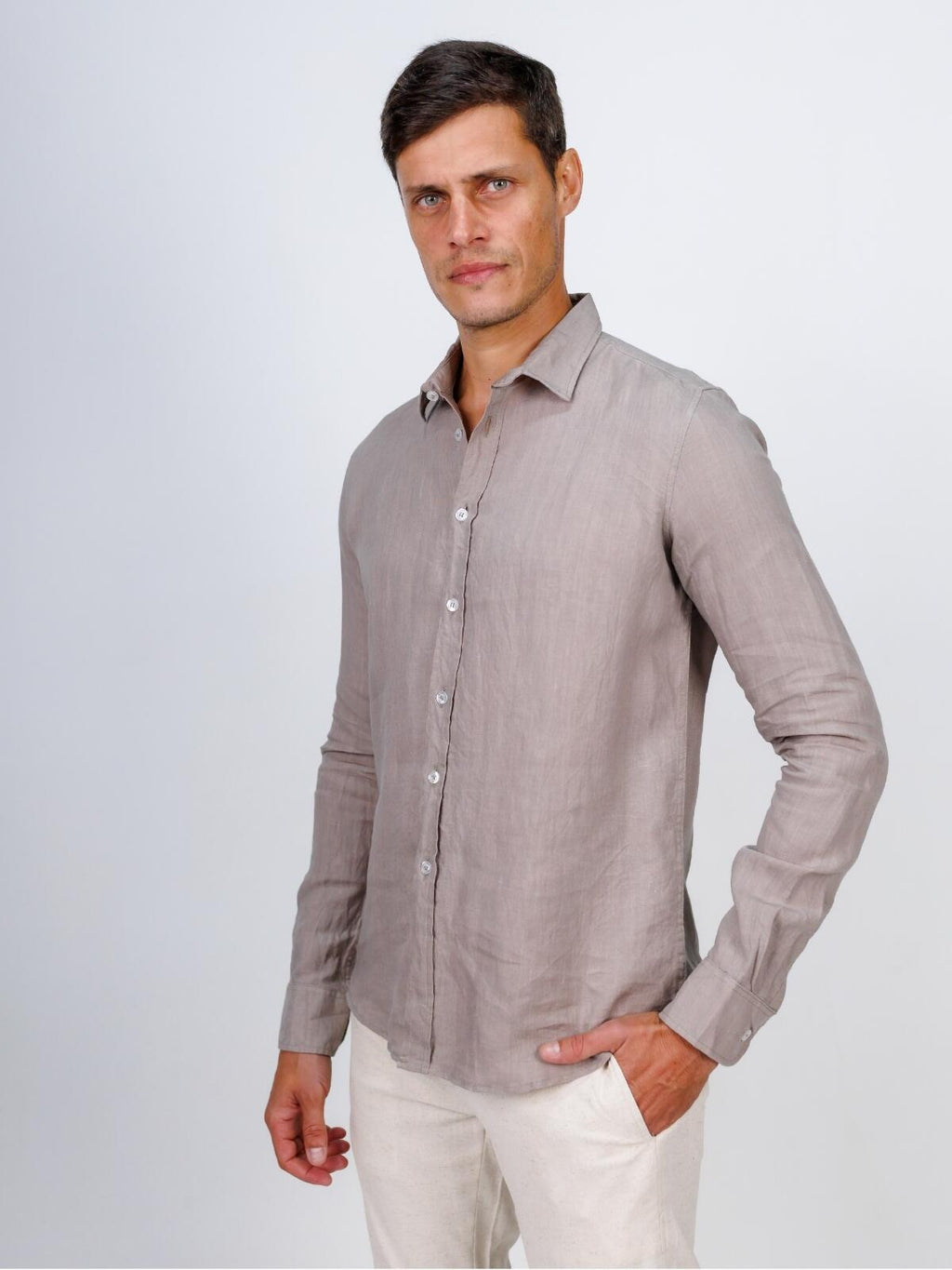 Camisa de Botão ML Puro Linho Nique