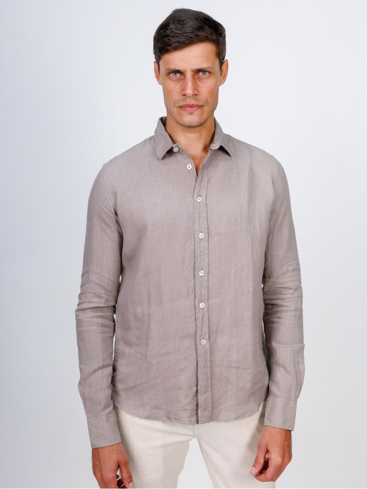 Camisa de Botão ML Puro Linho Nique
