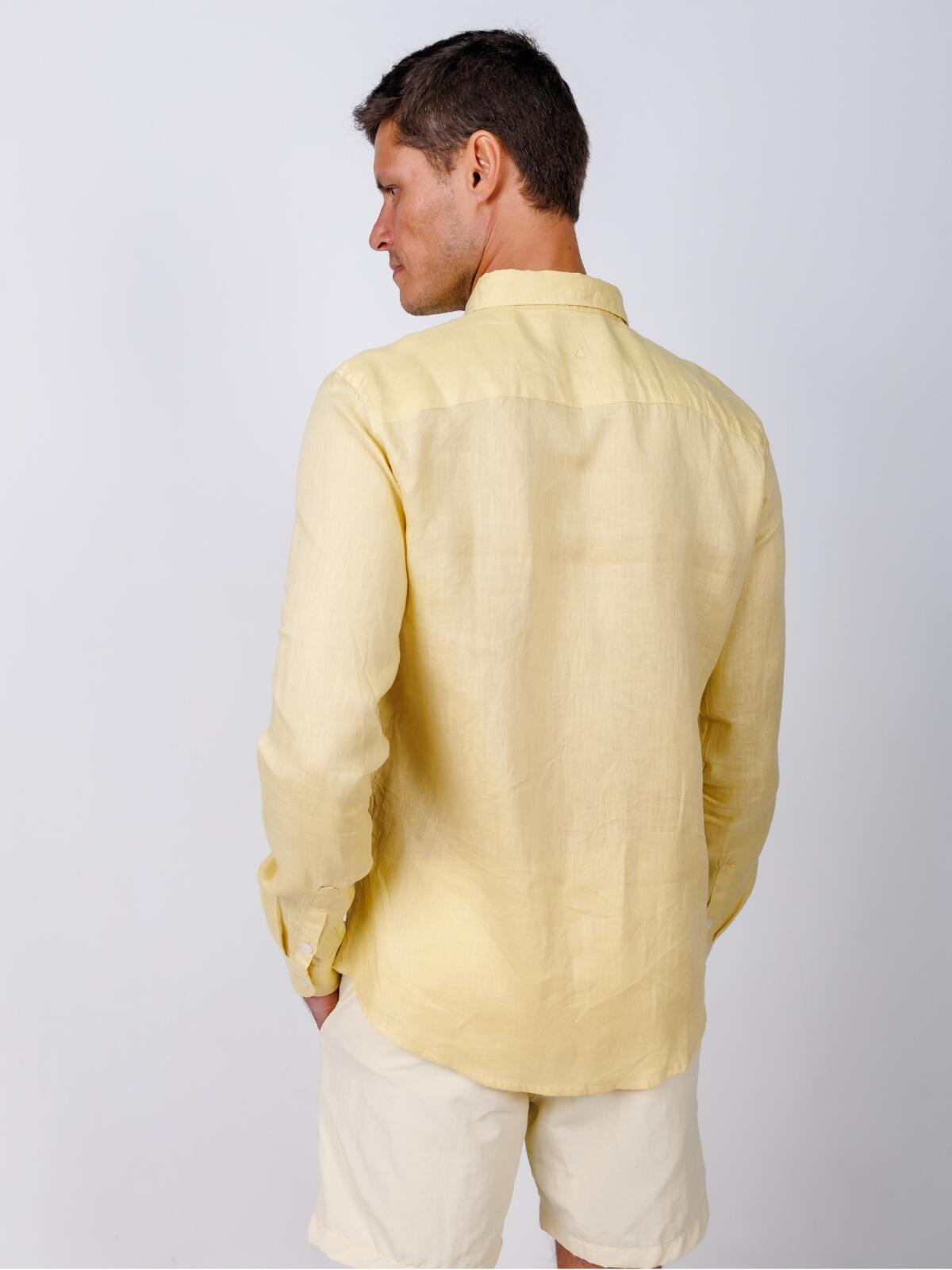 Camisa de Botão ML Puro Linho Gold