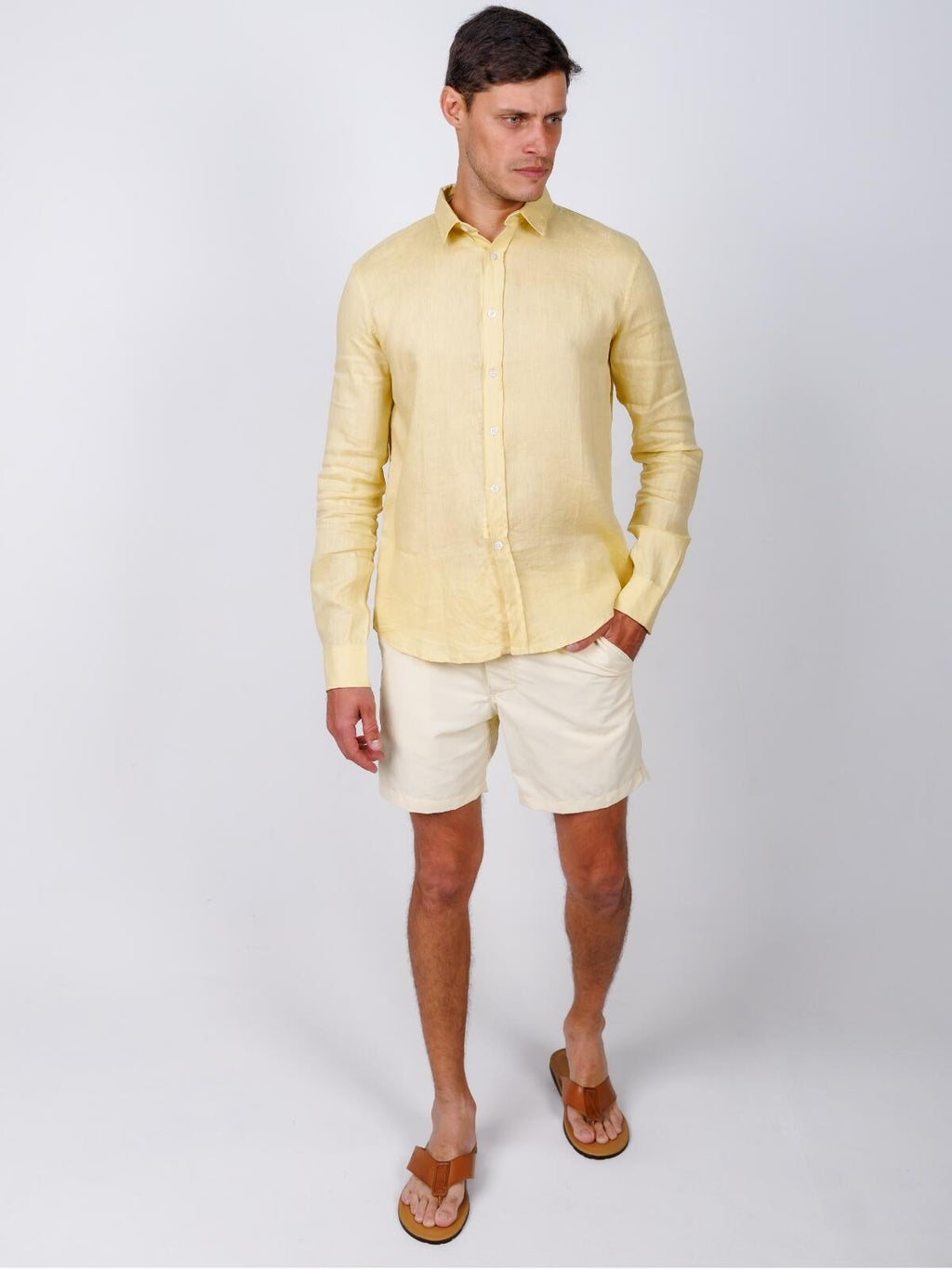 Camisa de Botão ML Puro Linho Gold
