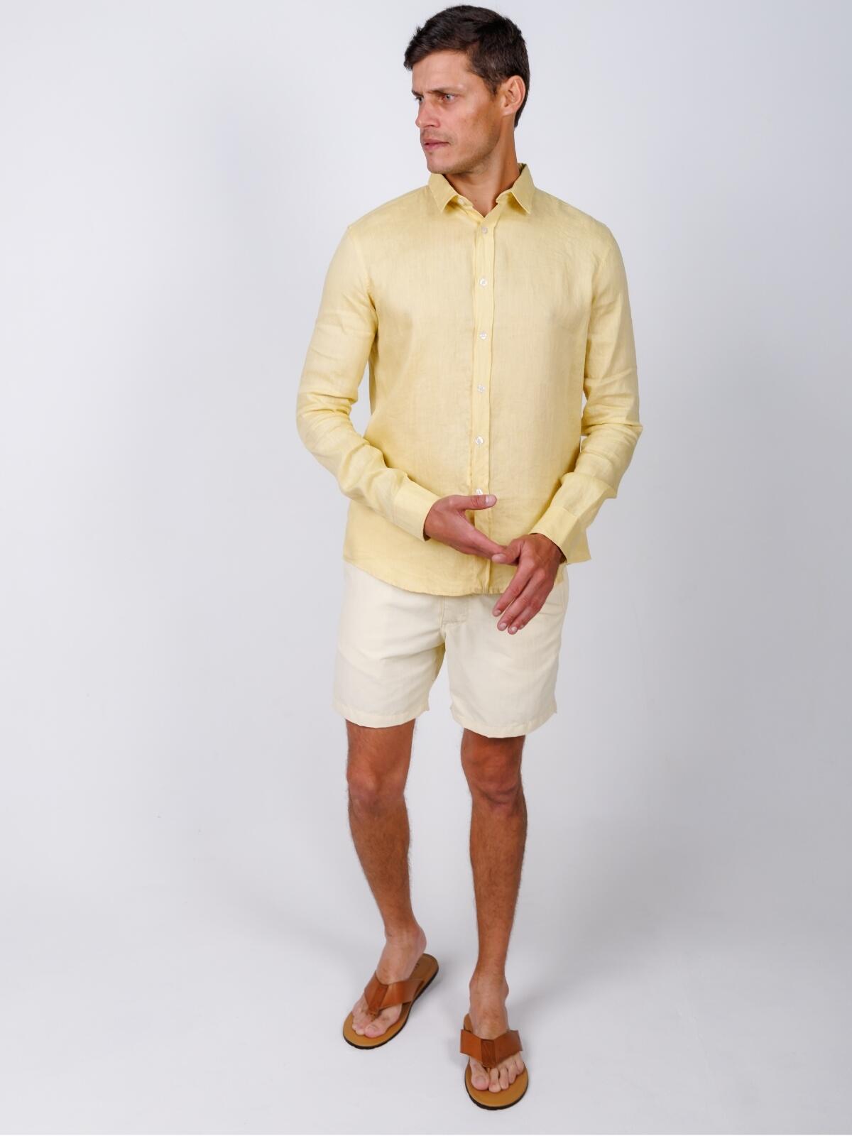 Camisa de Botão ML Puro Linho Gold