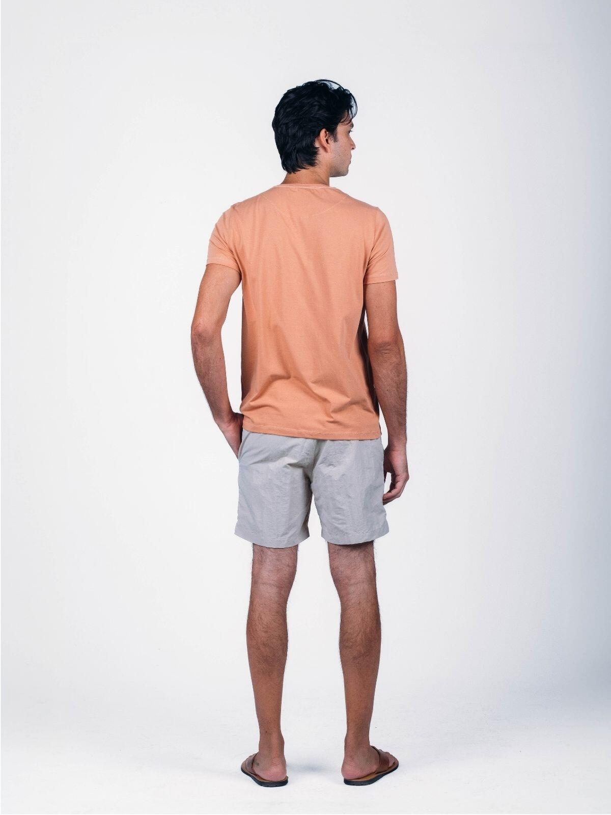 Camiseta Egípcio Gola Redonda Amendoa
