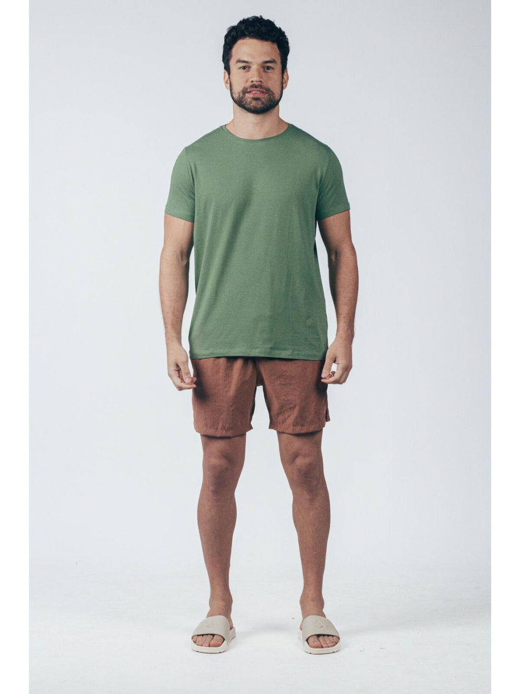 Camiseta Egípcio Gola Redonda Army Verde