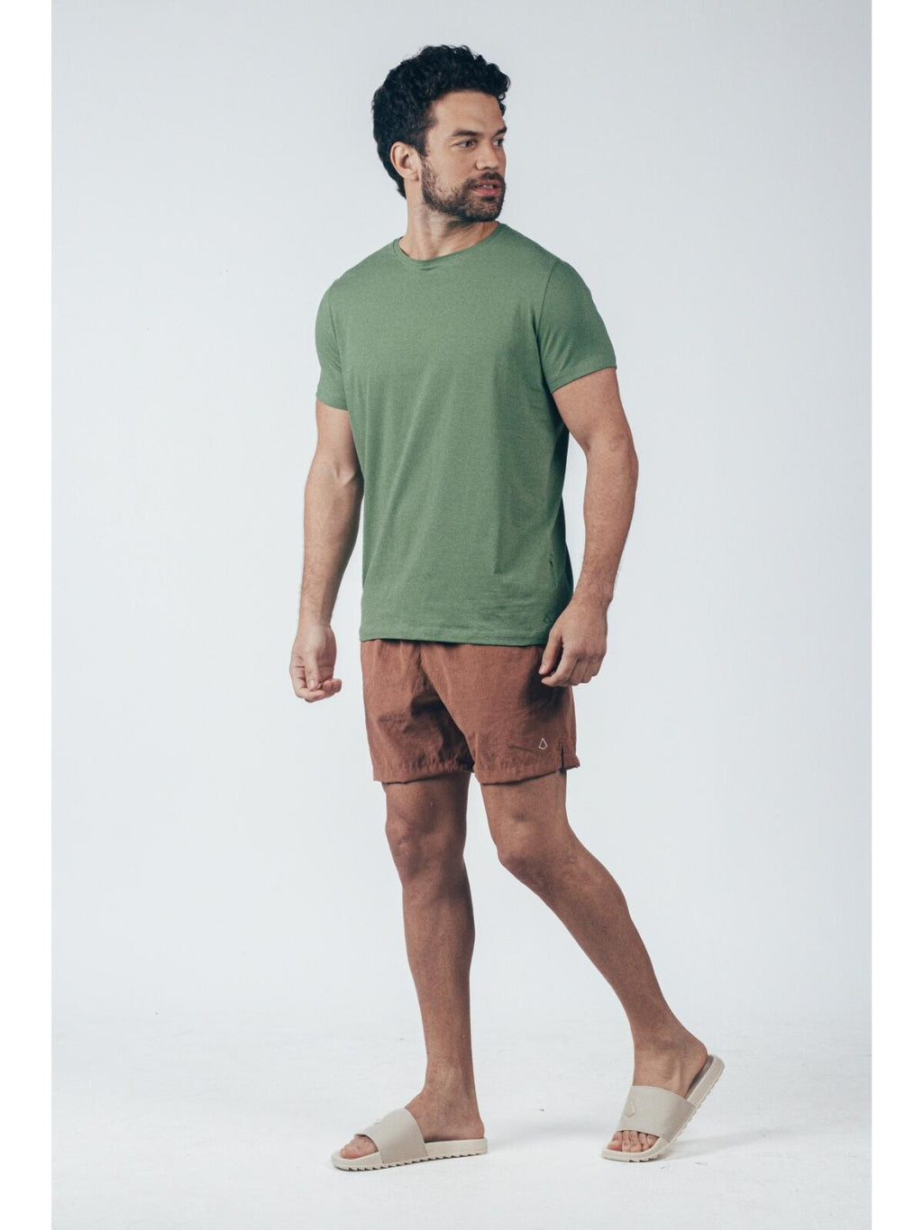 Camiseta Egípcio Gola Redonda Army Verde