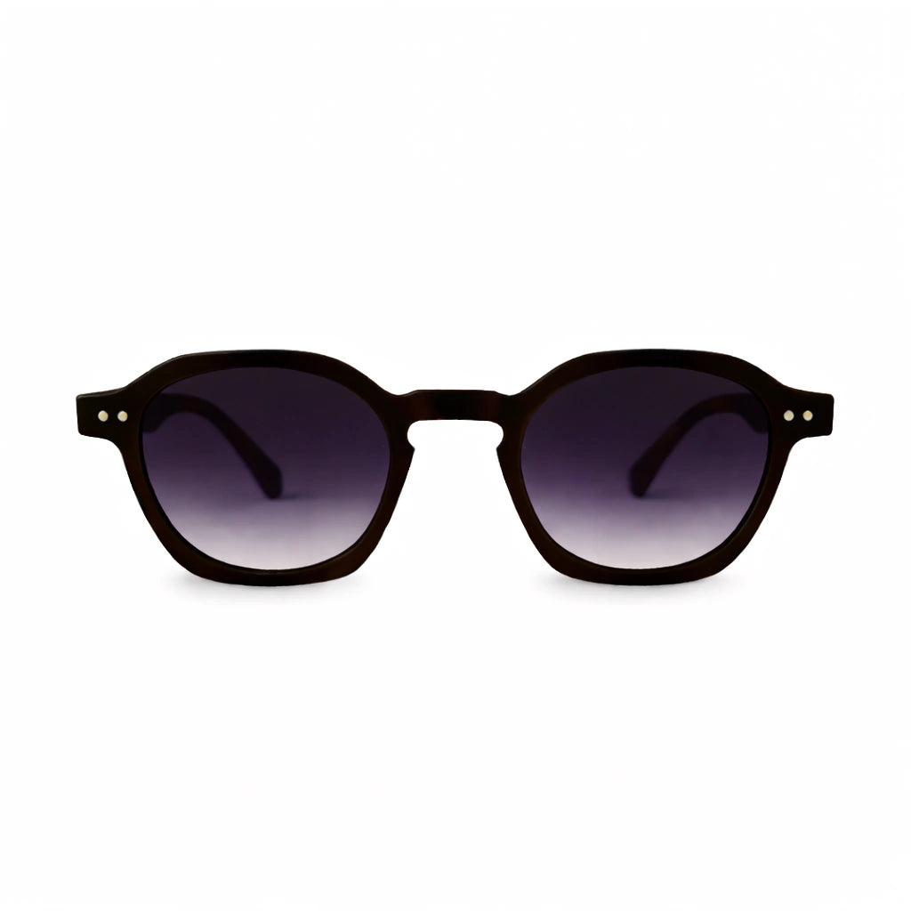 Óculos de Sol Quadrado Mizu Tortoise Preto