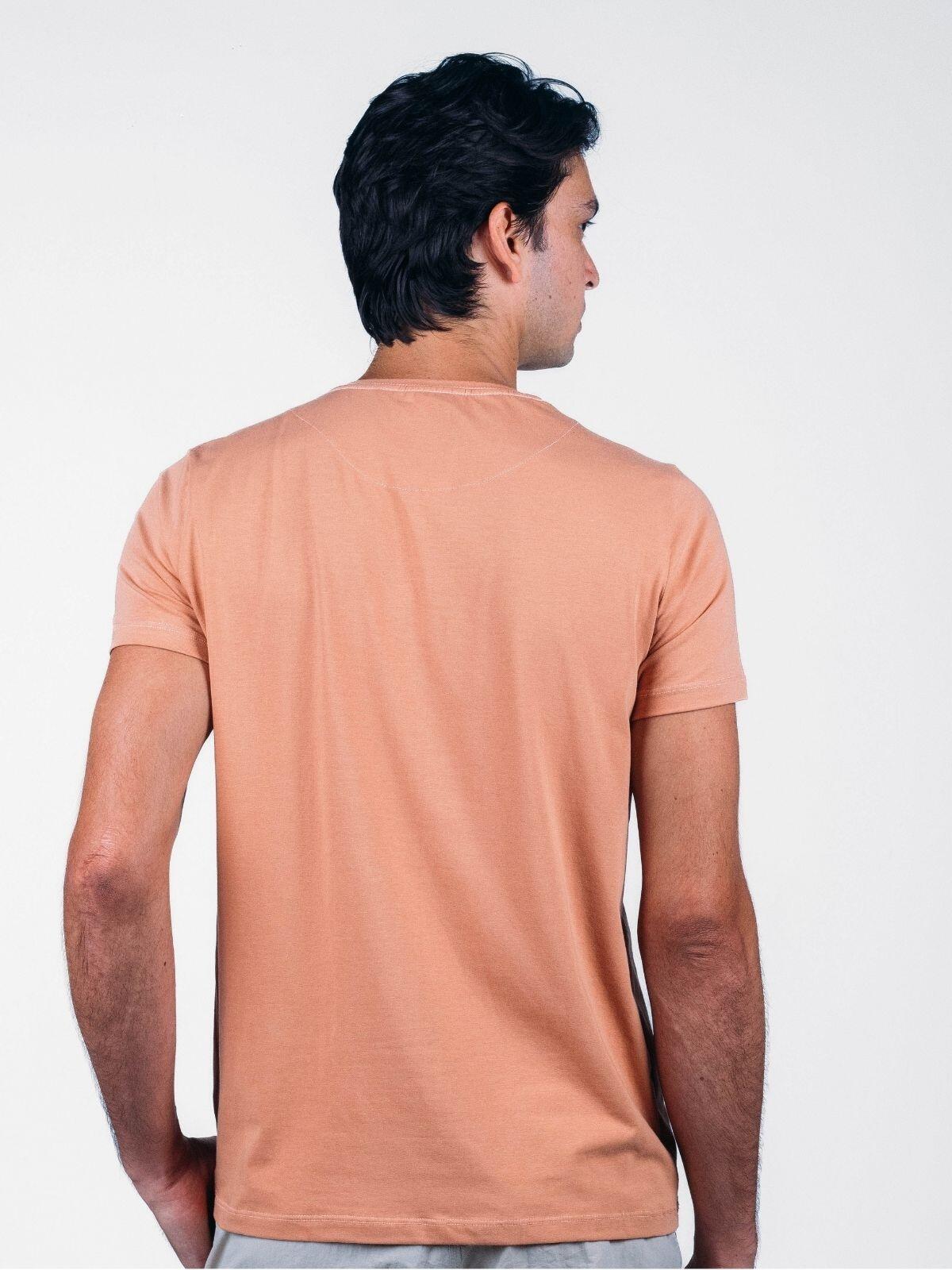 Camiseta Egípcio Gola Redonda Amendoa