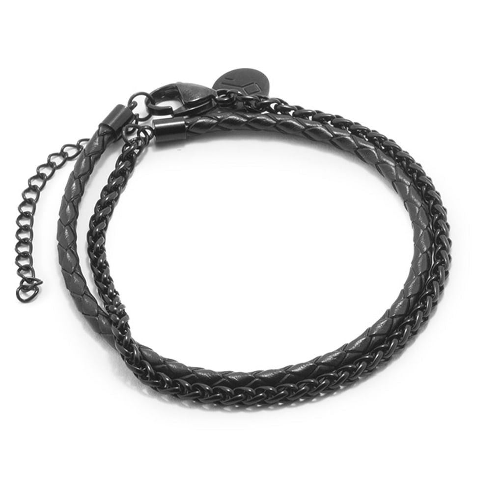 Pulseira Aço Lemmy Preto Ajustável