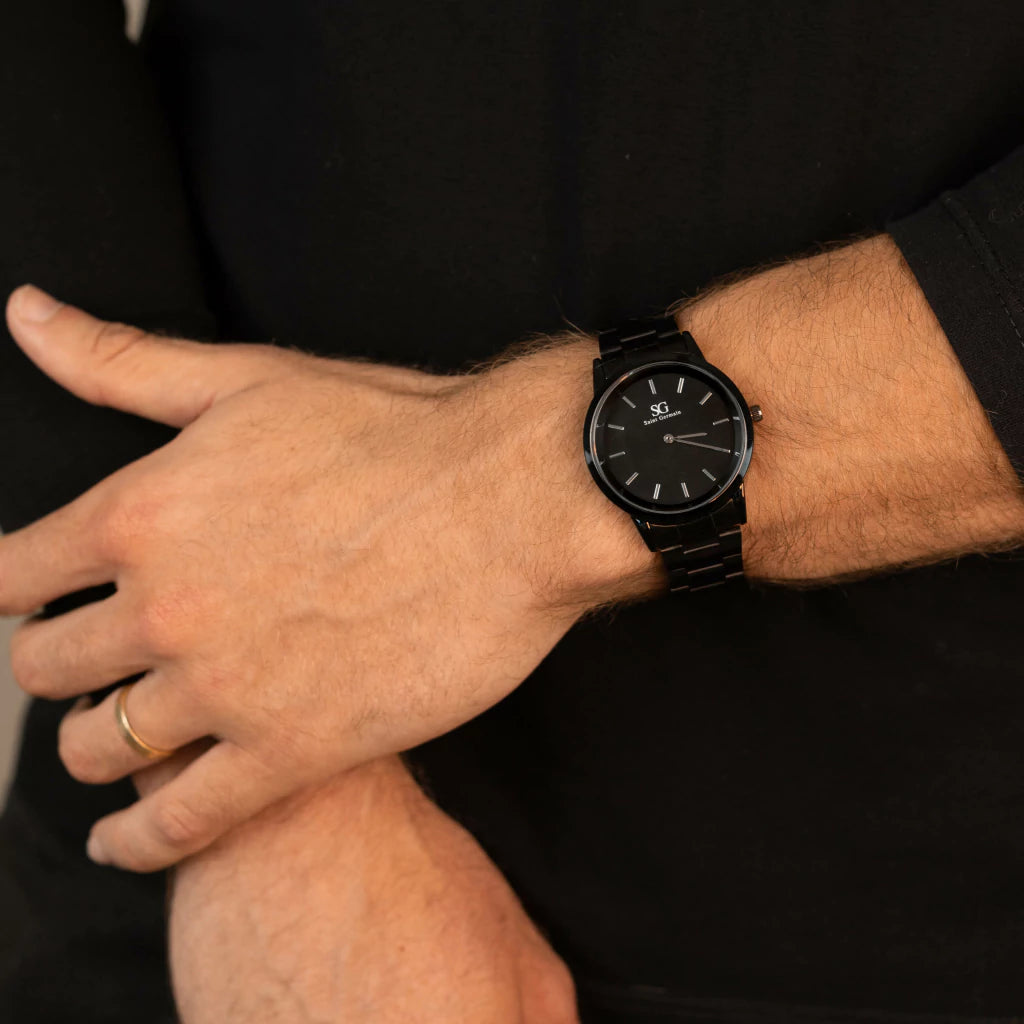 Relógio de Pulso Masculino Preto Belmont Full Black 40mm