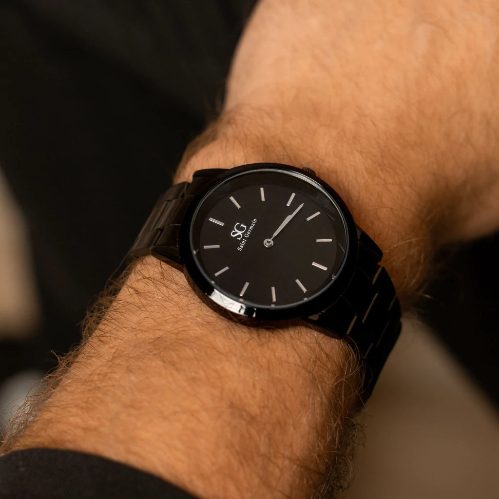 Relógio de Pulso Masculino Preto Belmont Full Black 40mm