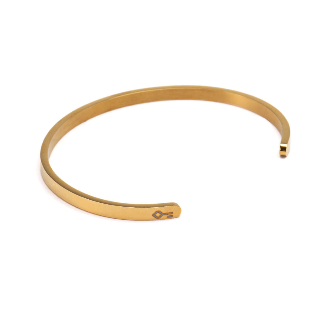 Bracelete Cuff Slim de Prata 925