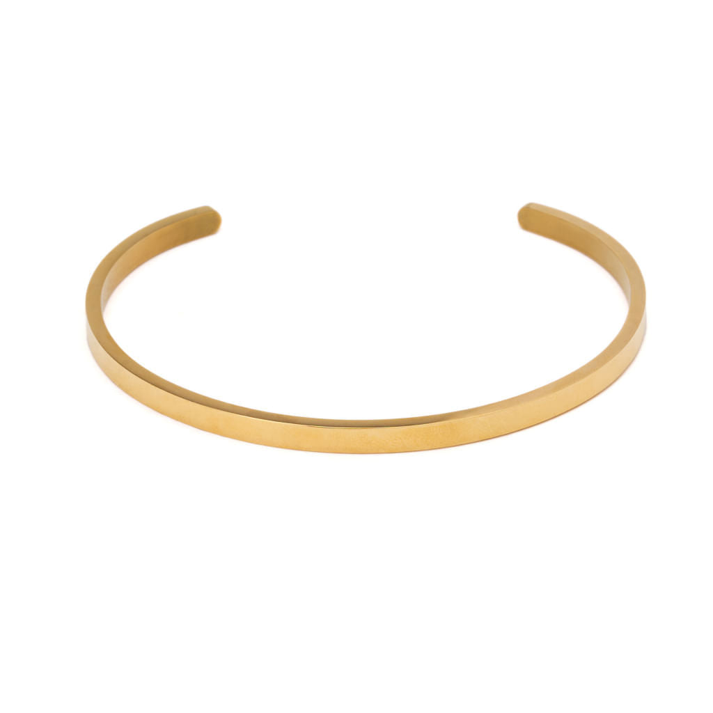 Bracelete Cuff Slim de Prata 925