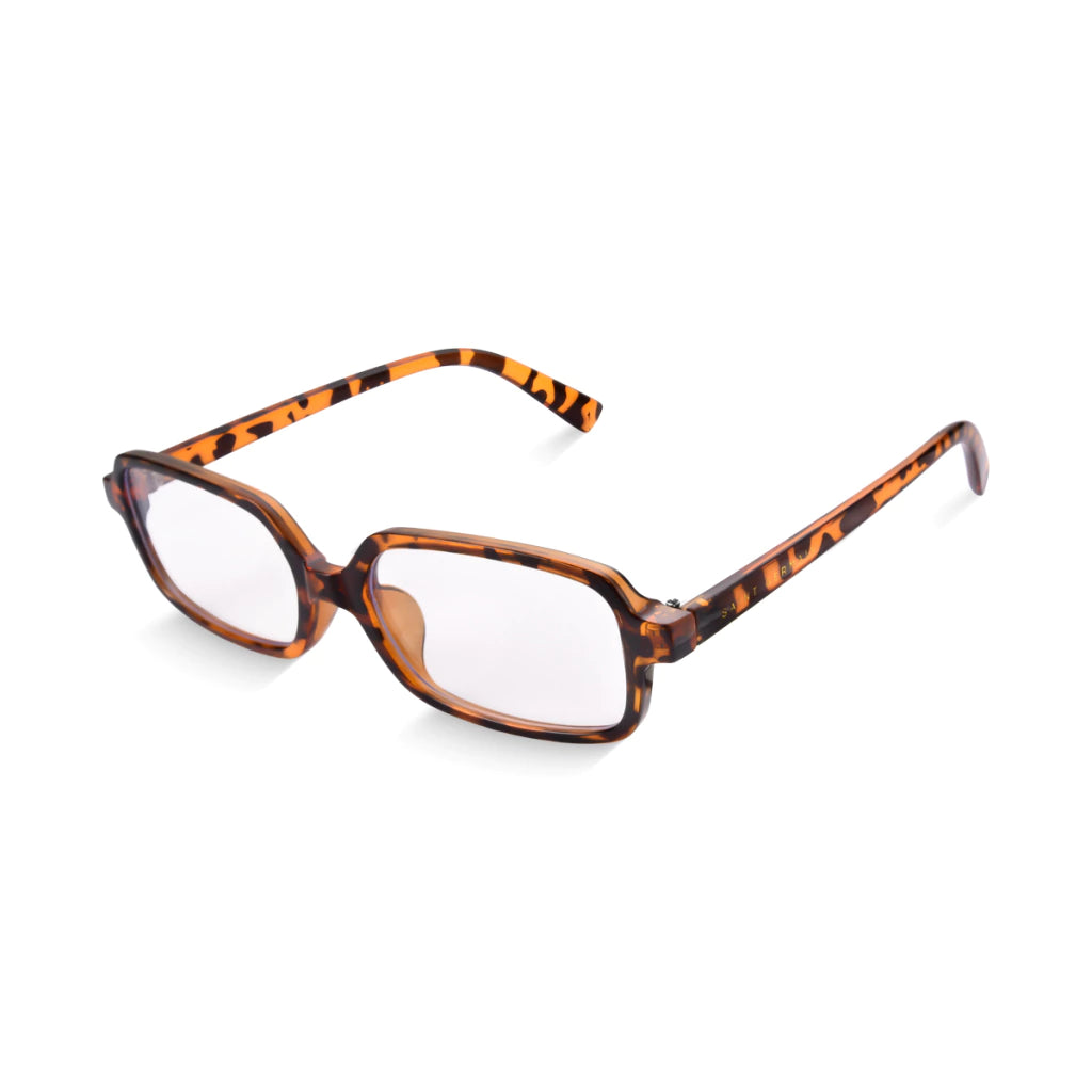 Óculos de Grau Retangular Ibiza Tortoise Clássico