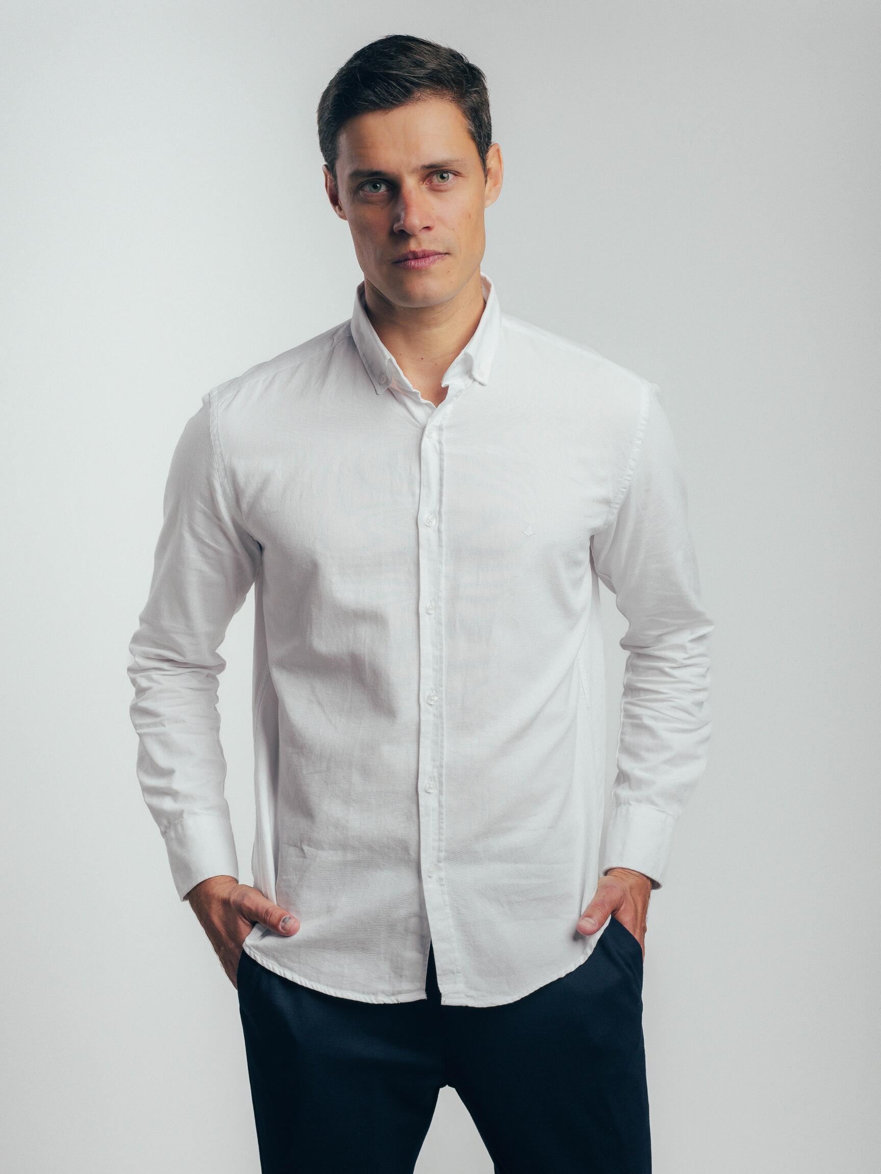 Camisa de Botão ML Oxford Oxford White