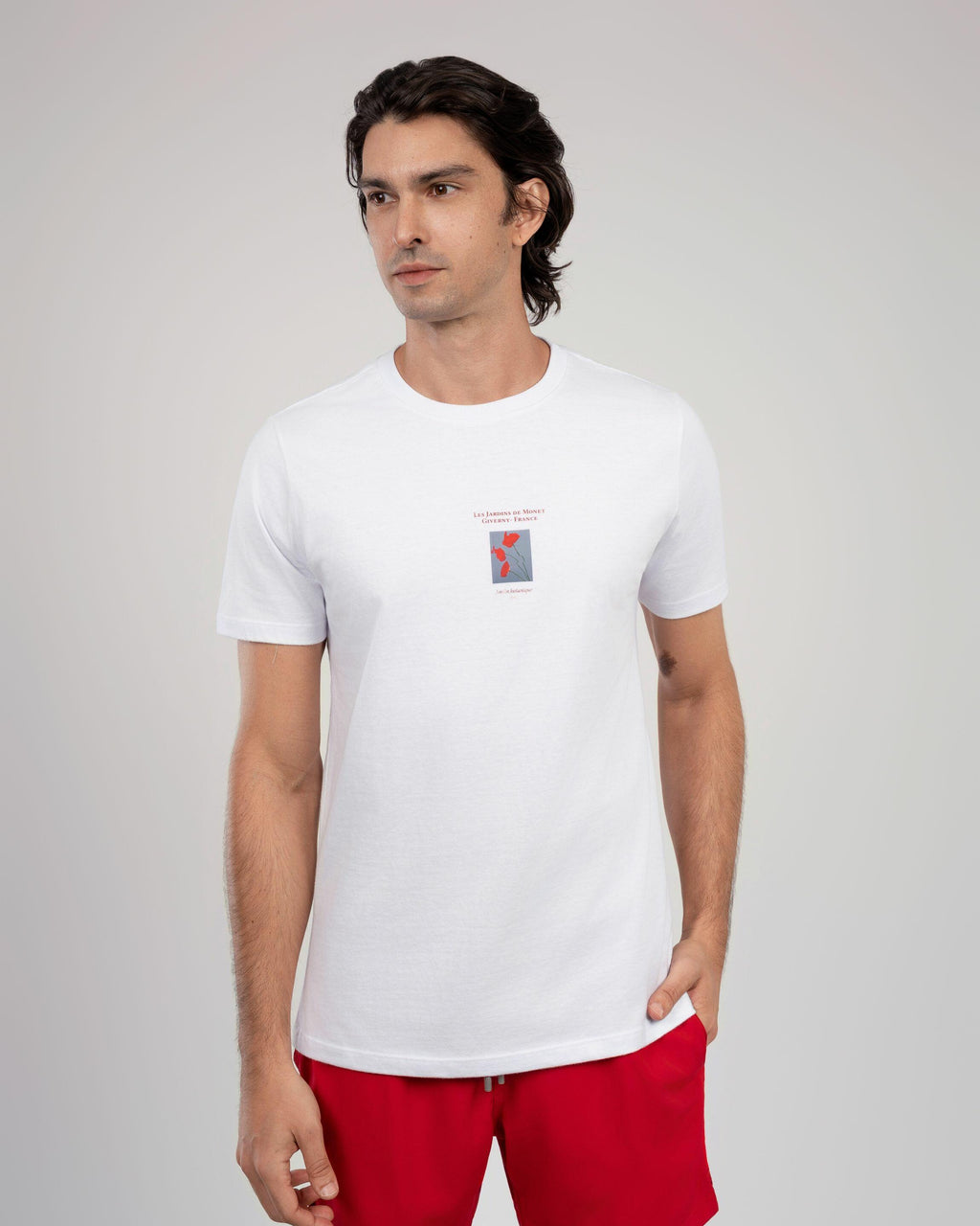 Camiseta Estampada Monet Branco