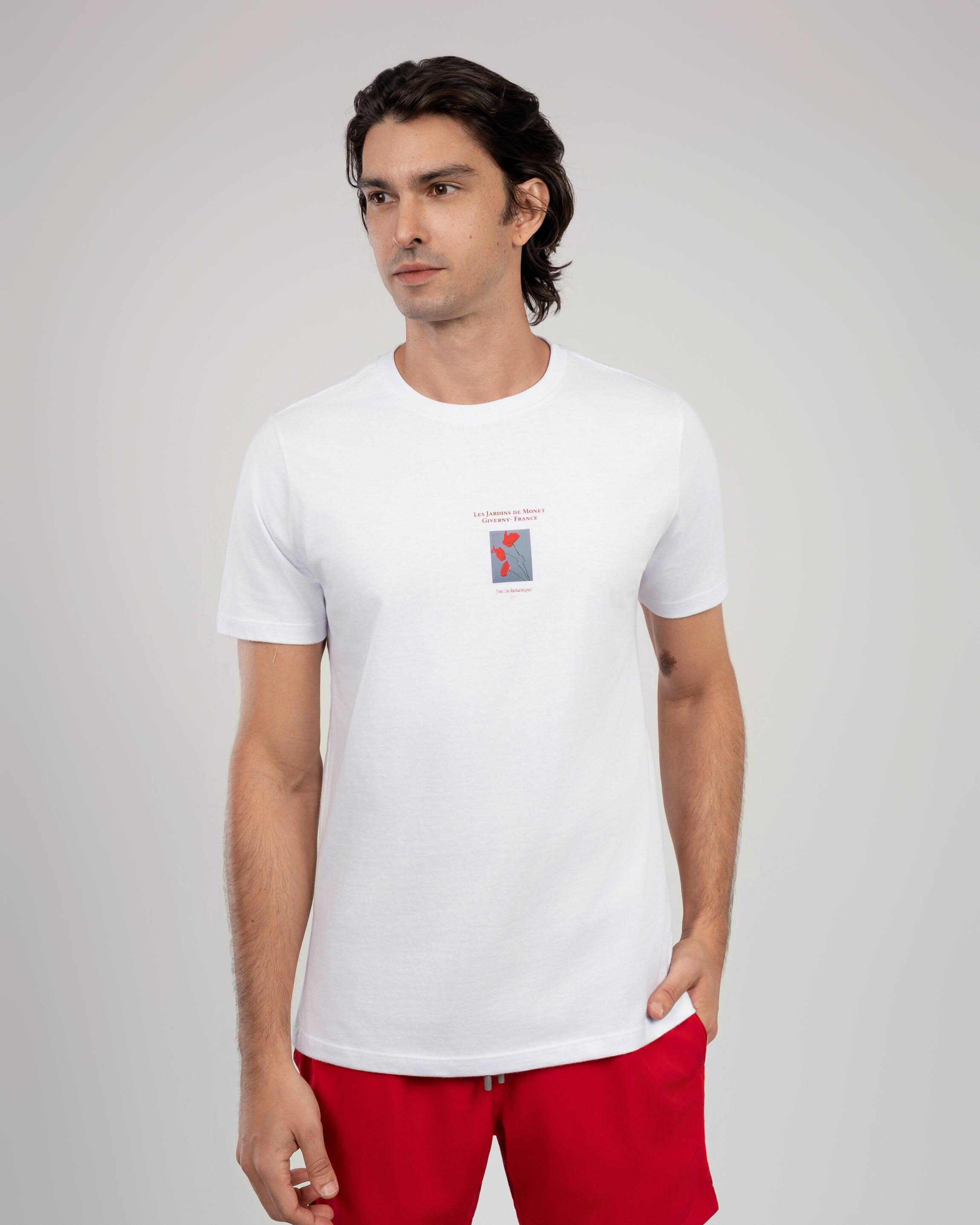 Camiseta Estampada Monet Branco