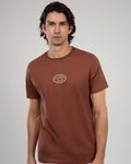 Camiseta Estampada Champion Marrom