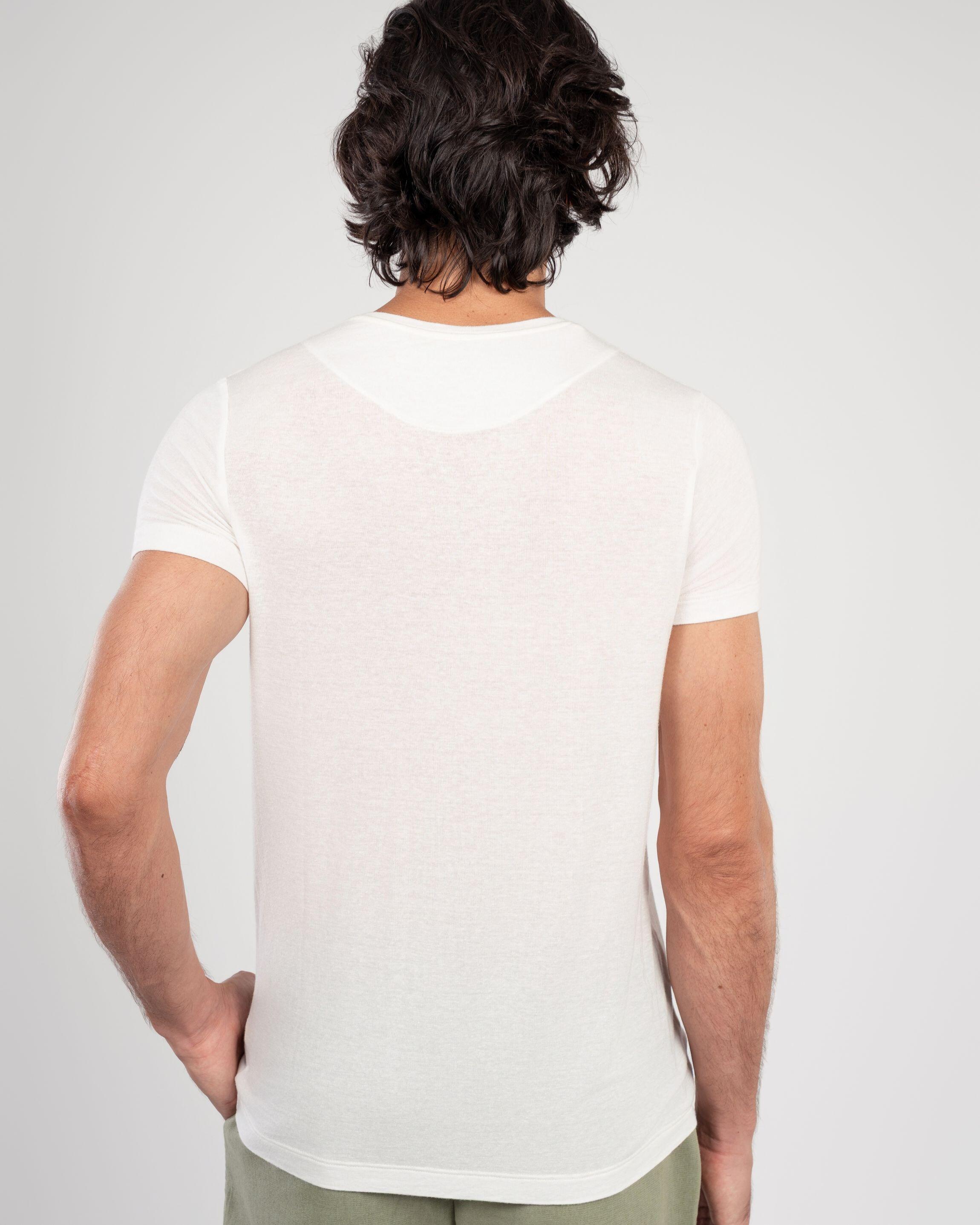 Camiseta Linen Cmst Linen Bege