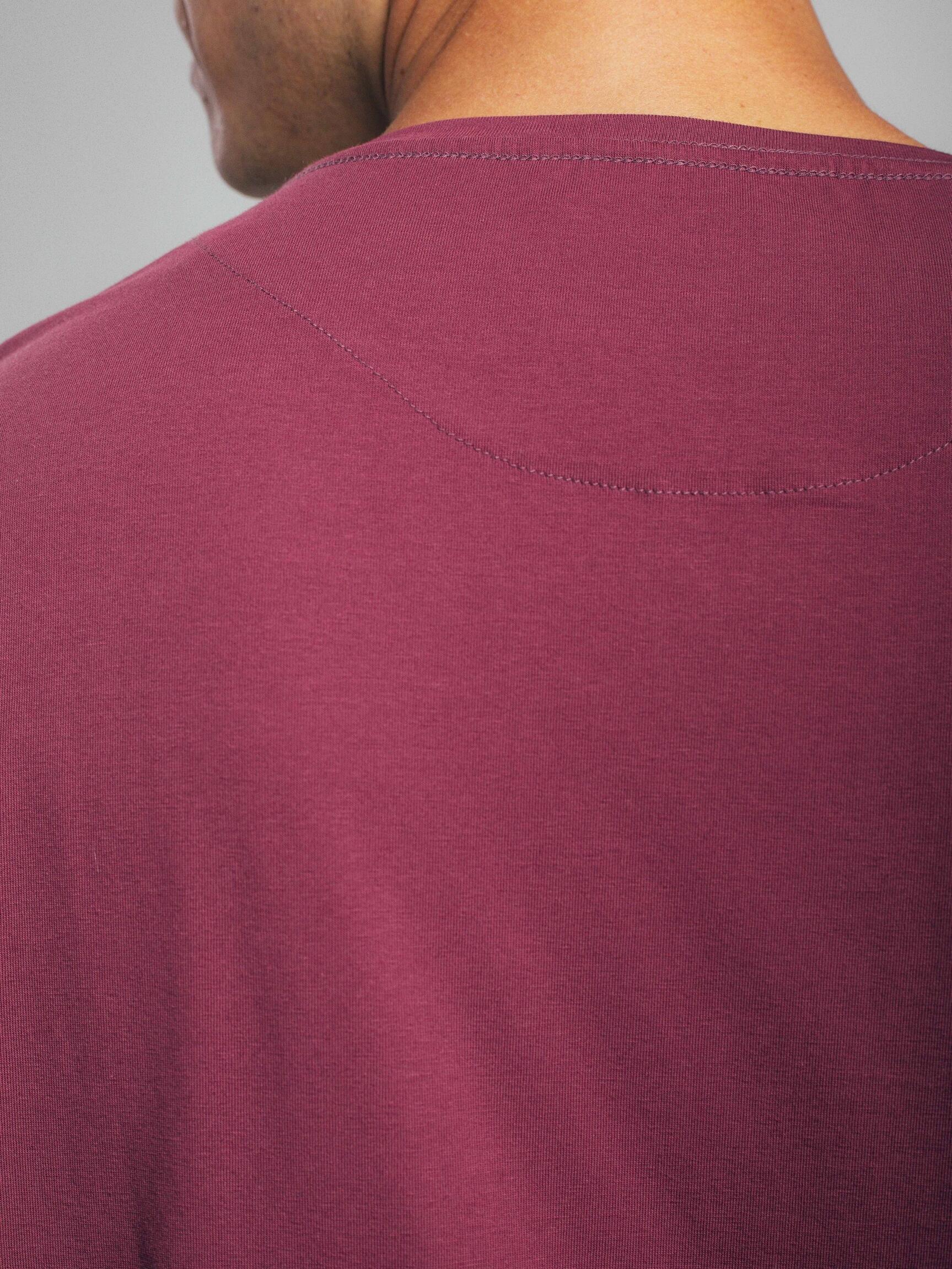 Camiseta Egípcio Gola Redonda Cabernet