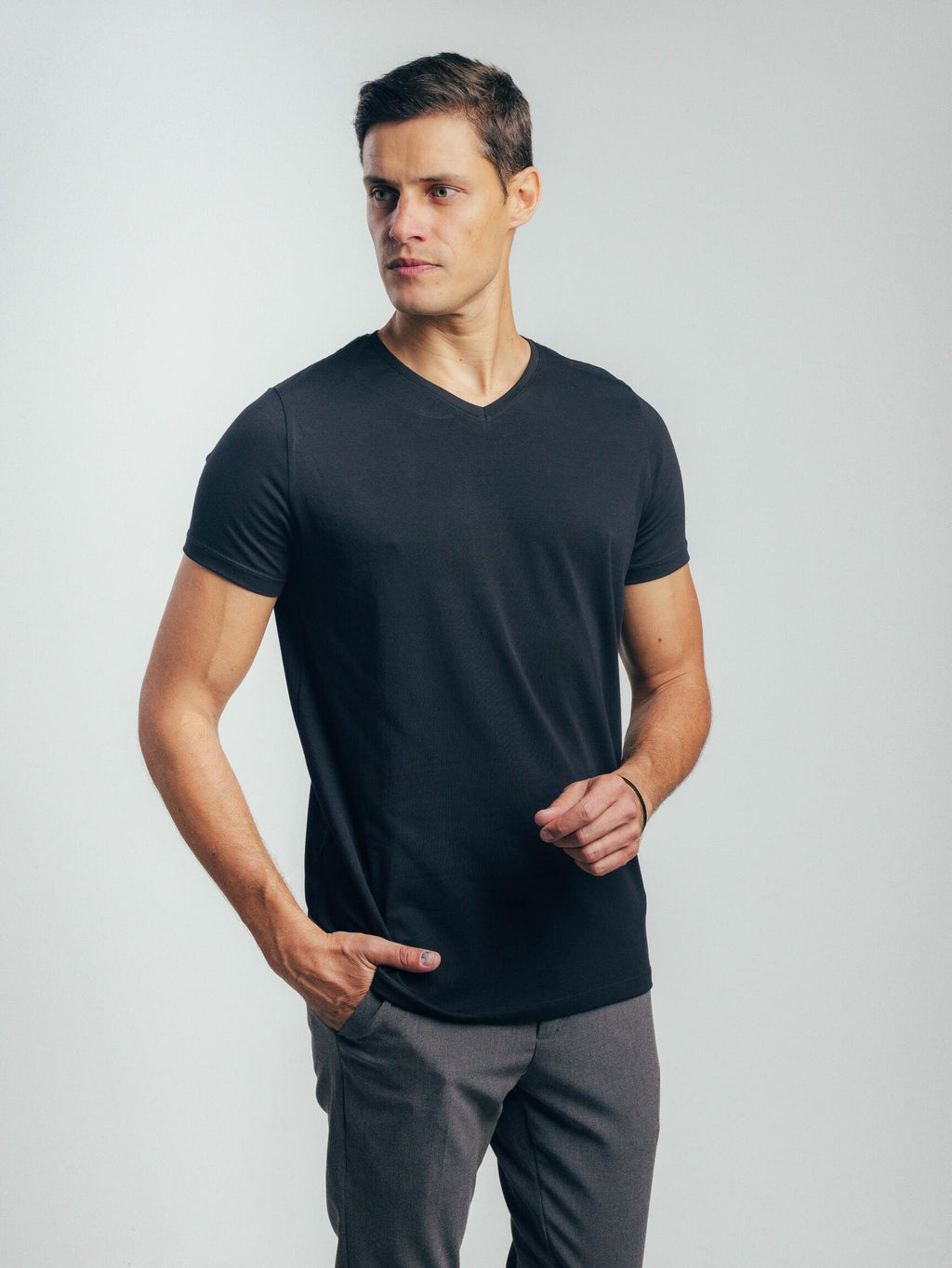 Camiseta Gola V Black