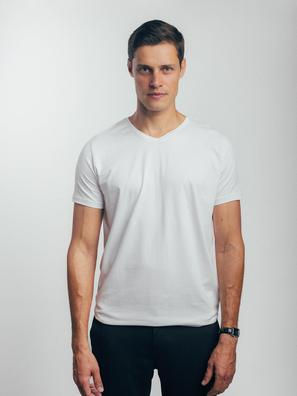 Camiseta Gola V White