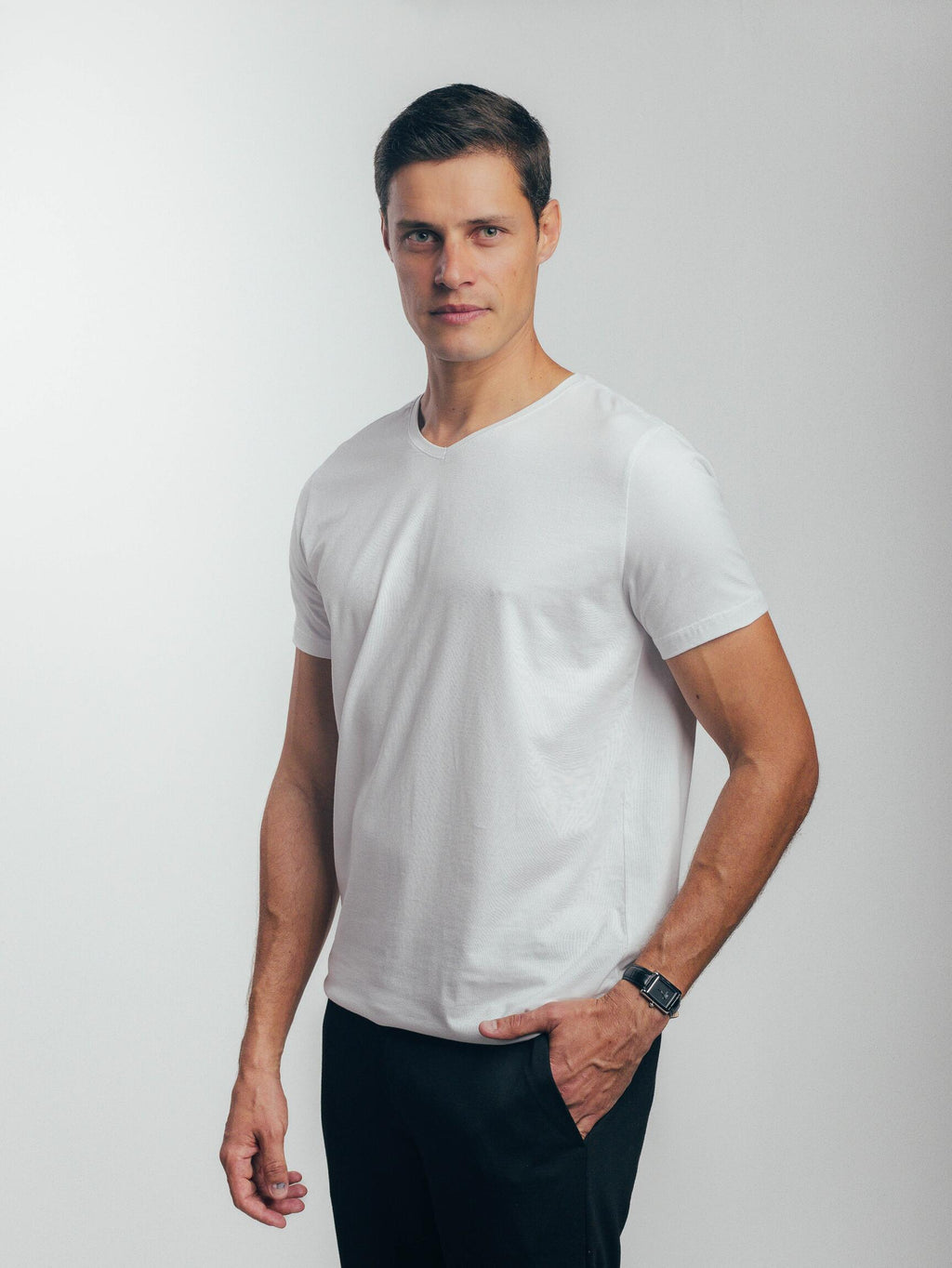 Camiseta Gola V White