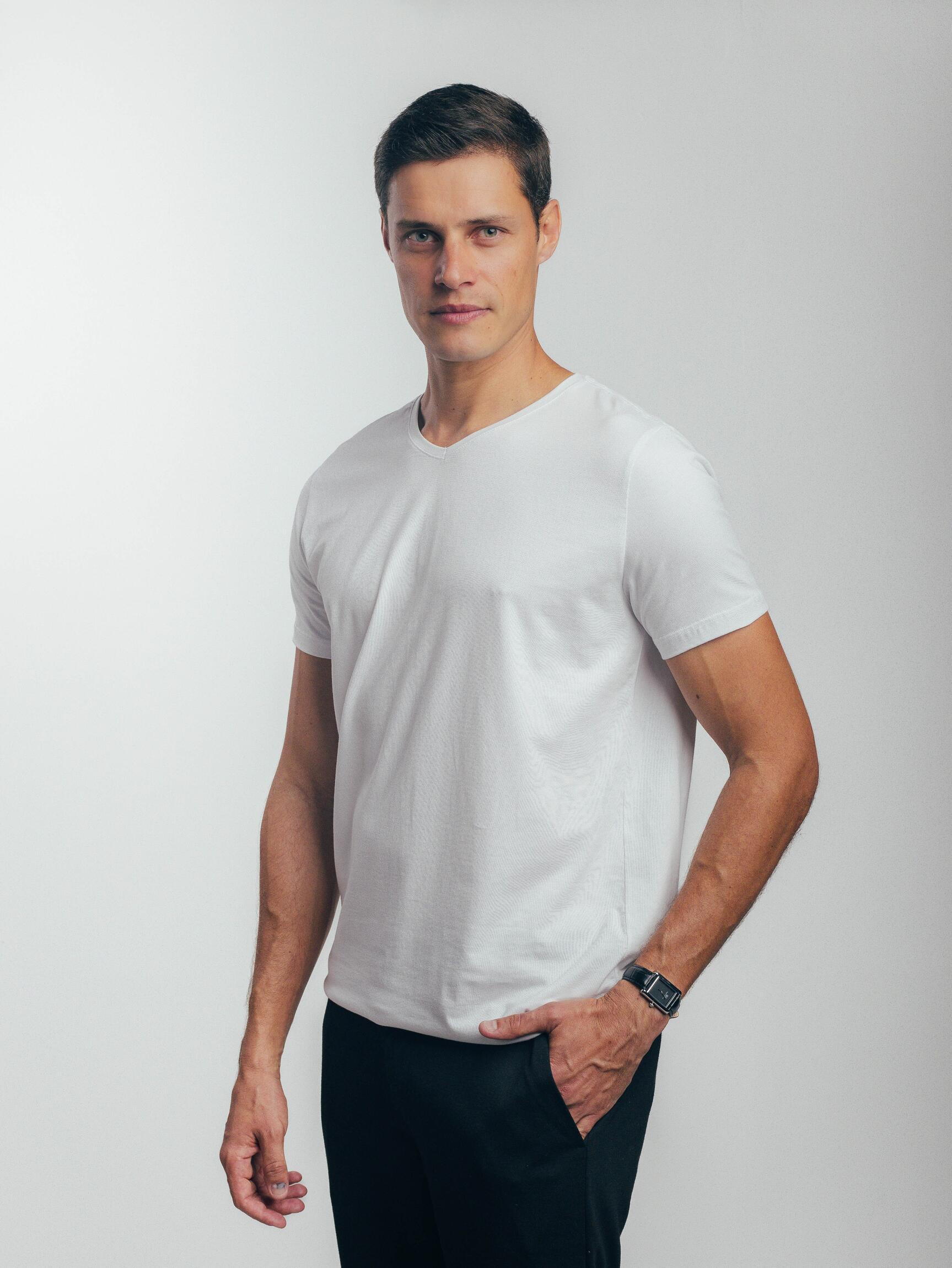 Camiseta Gola V White