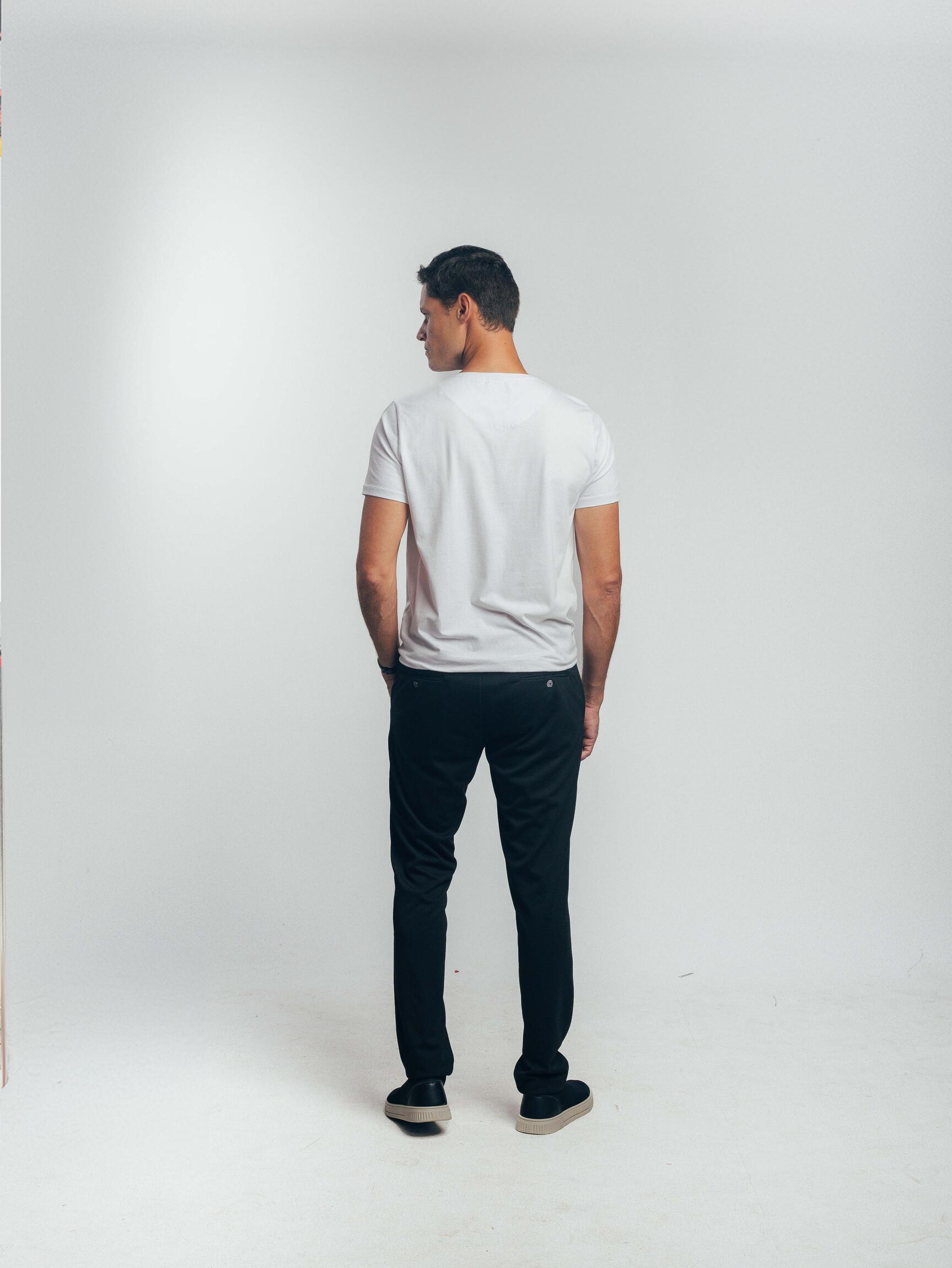 Camiseta Gola V White
