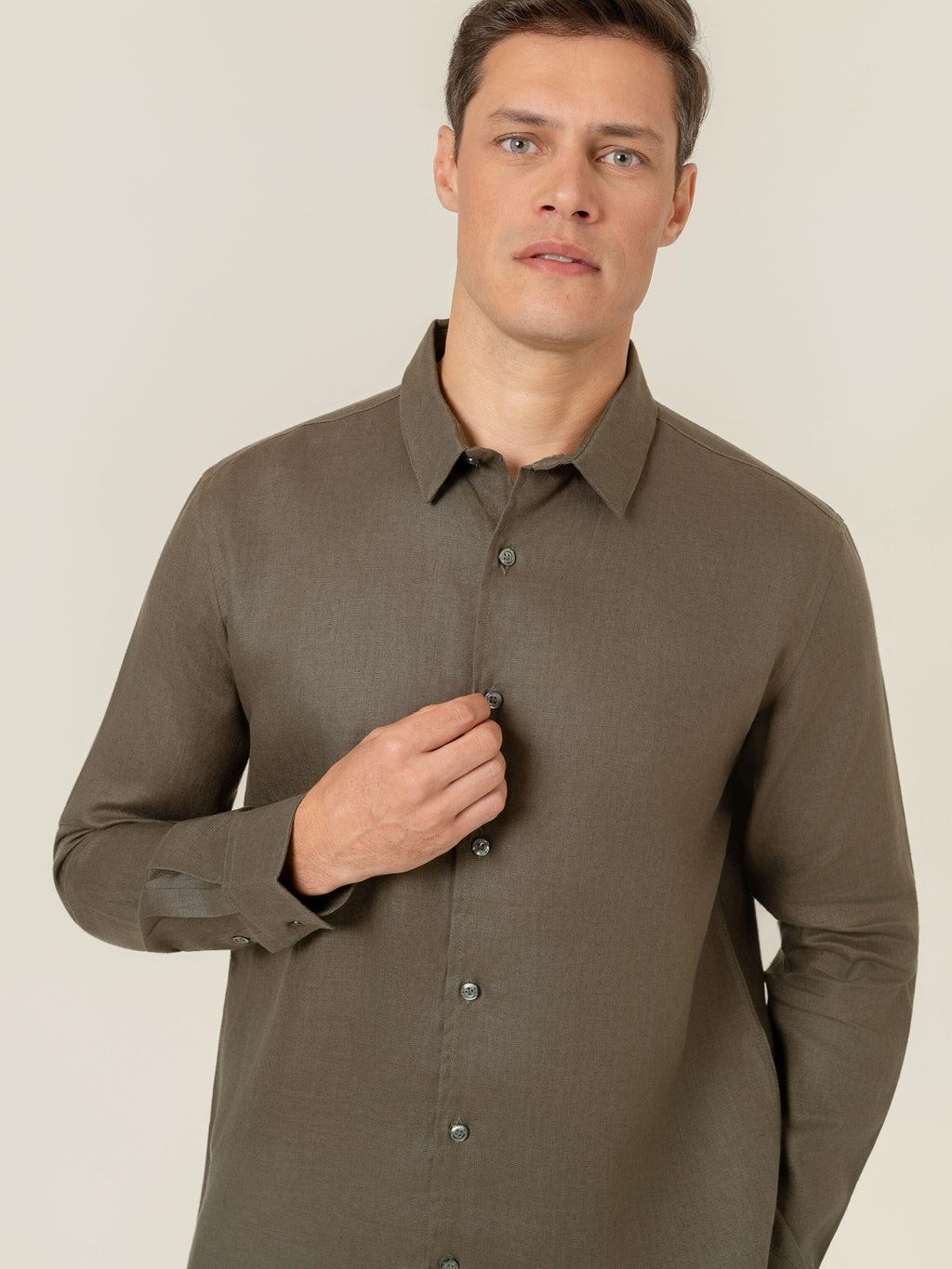Camisa de Botão ML Puro Linho Musch