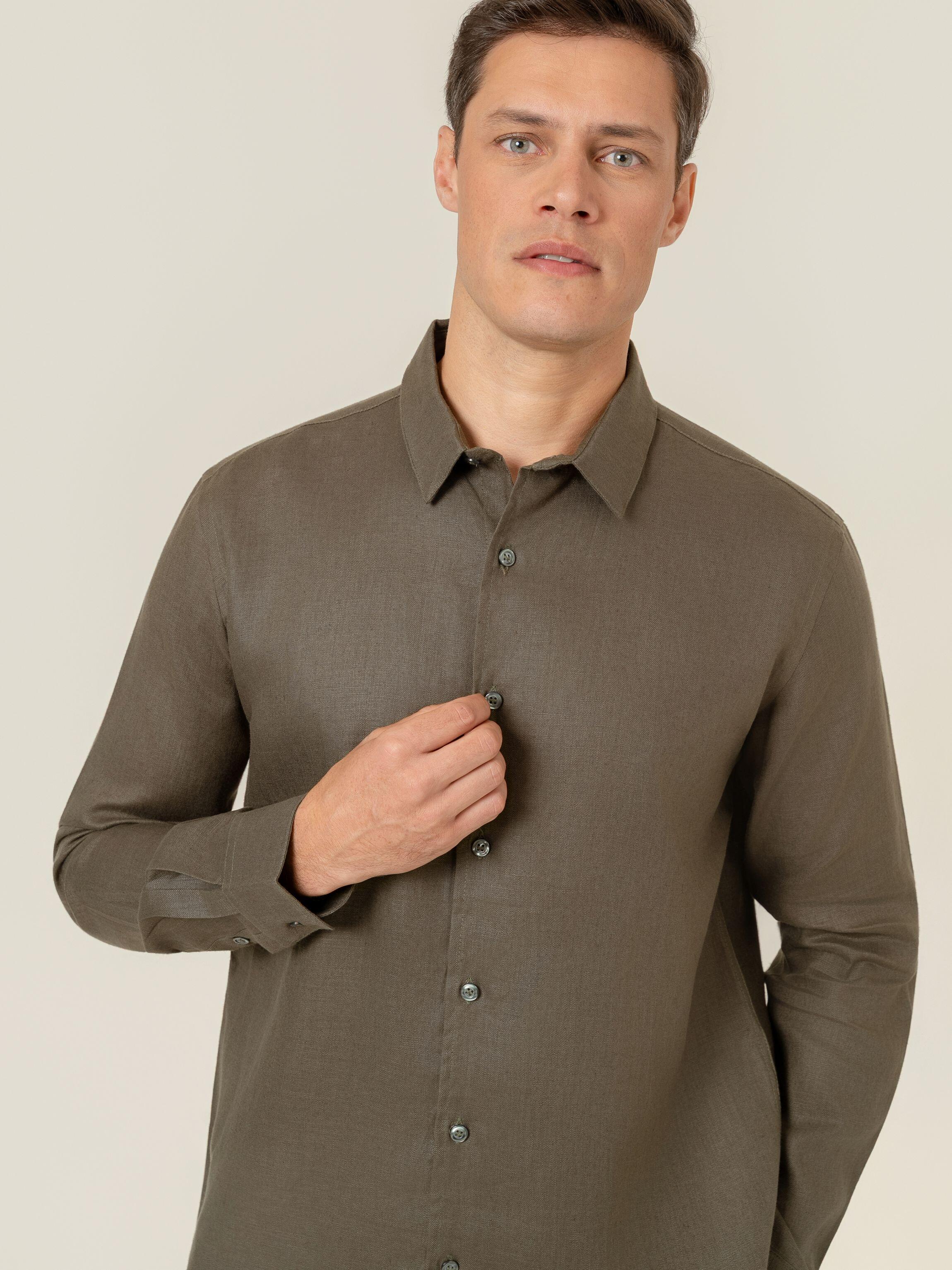 Camisa de Botão ML Puro Linho Musch