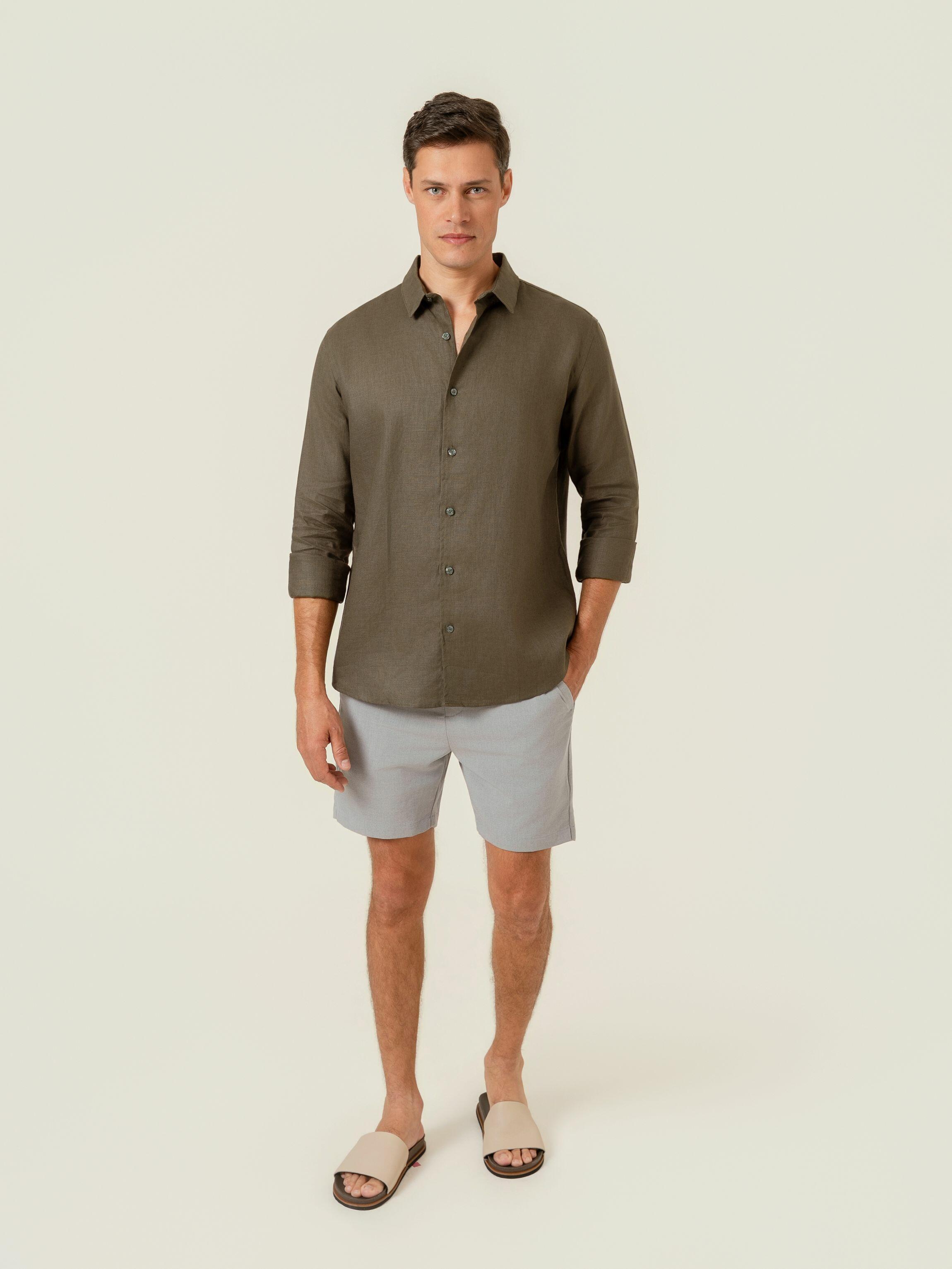 Camisa de Botão ML Puro Linho Musch