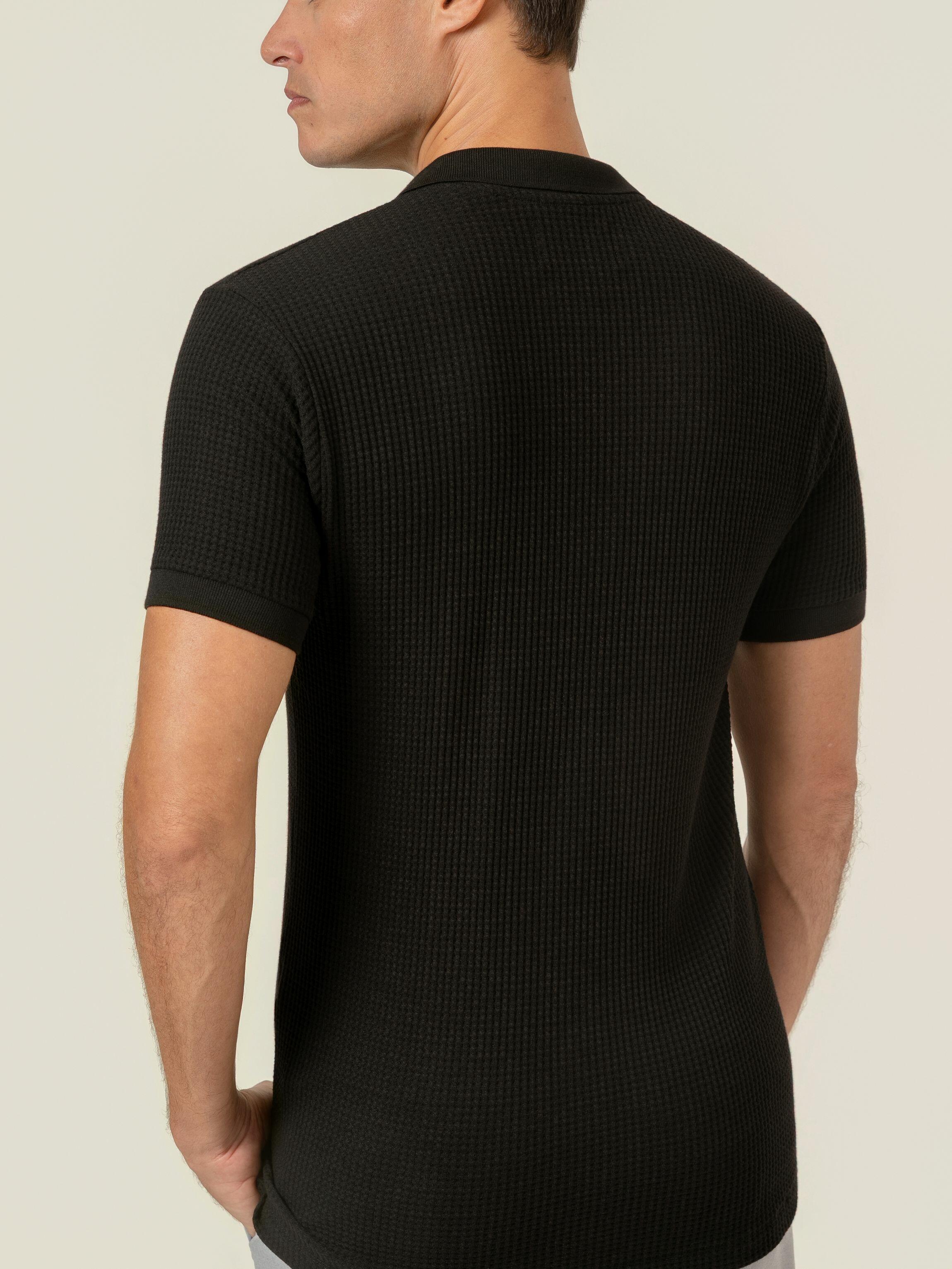 Polo Griglia Nero