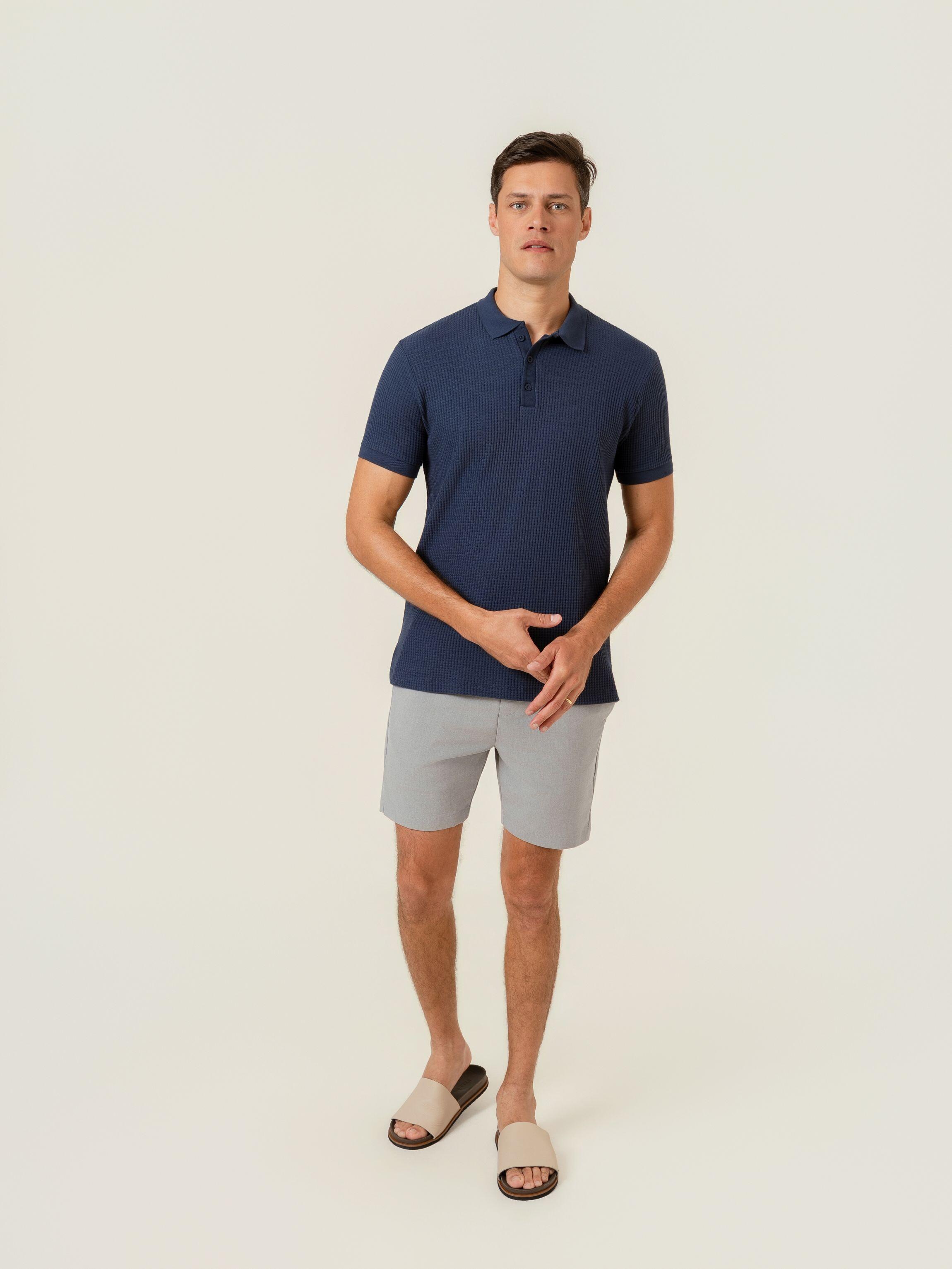 Polo Griglia Navy