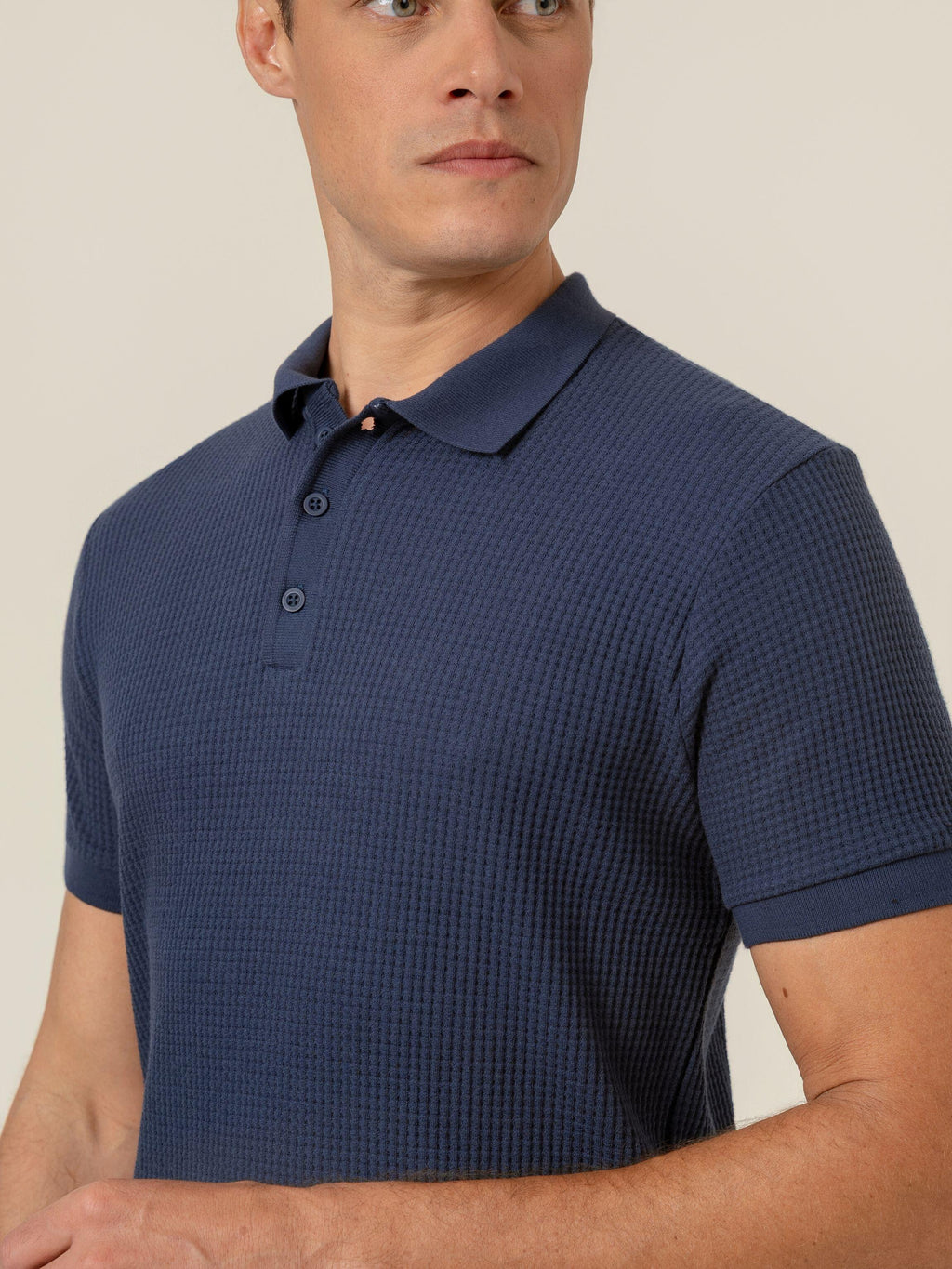 Polo Griglia Navy