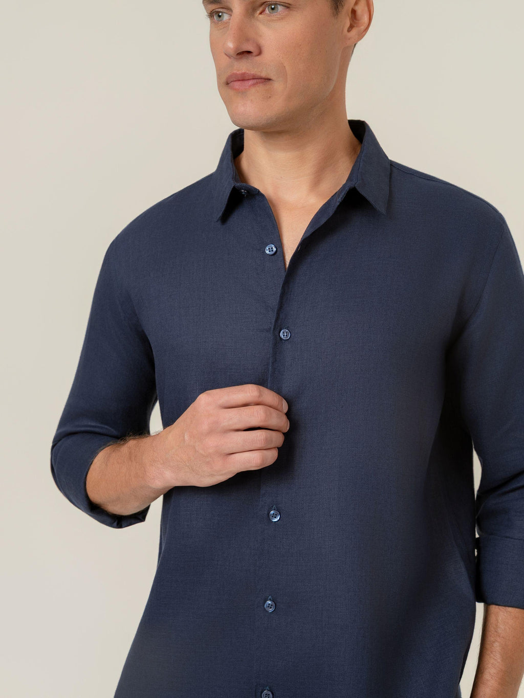 Camisa de Botão ML Puro Linho Marit