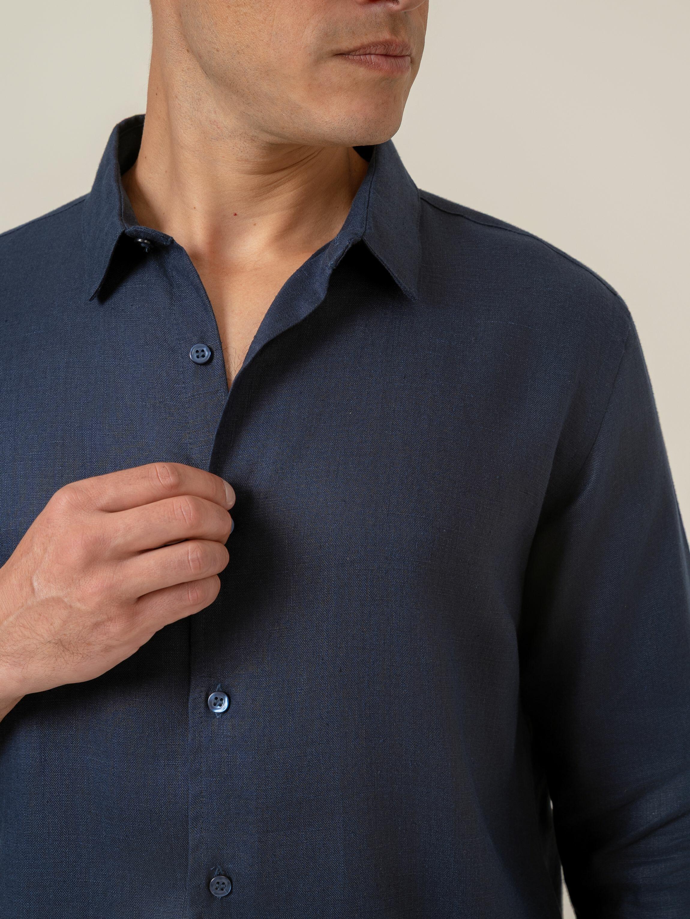 Camisa de Botão ML Puro Linho Marit