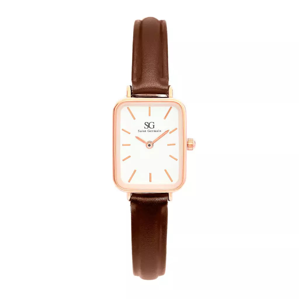 Relógio Feminino Quadrado Square Bronx Rosé Gold