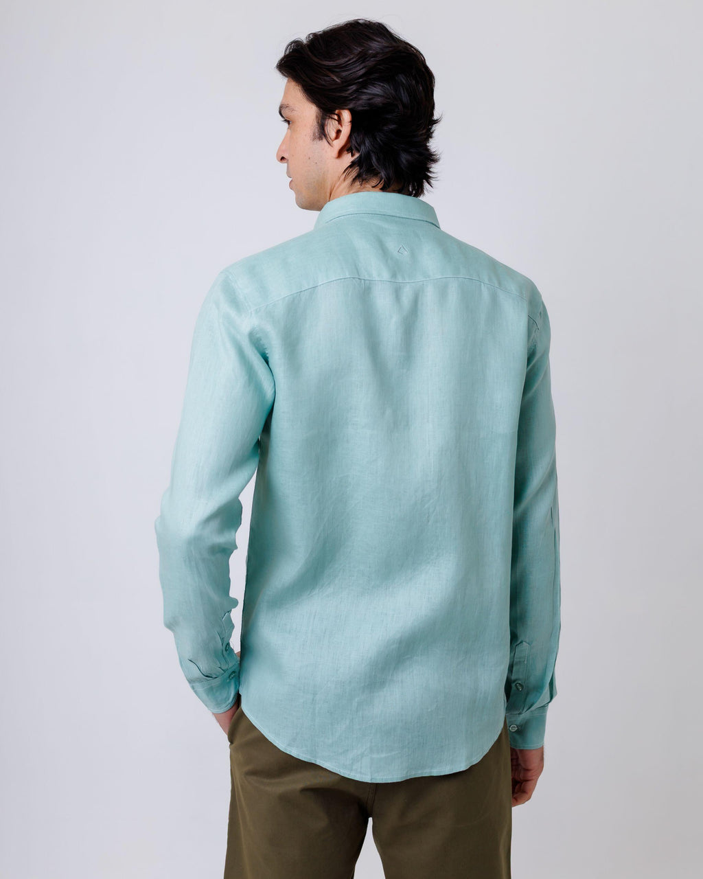 Camisa de Botão ML Puro Linho Mint