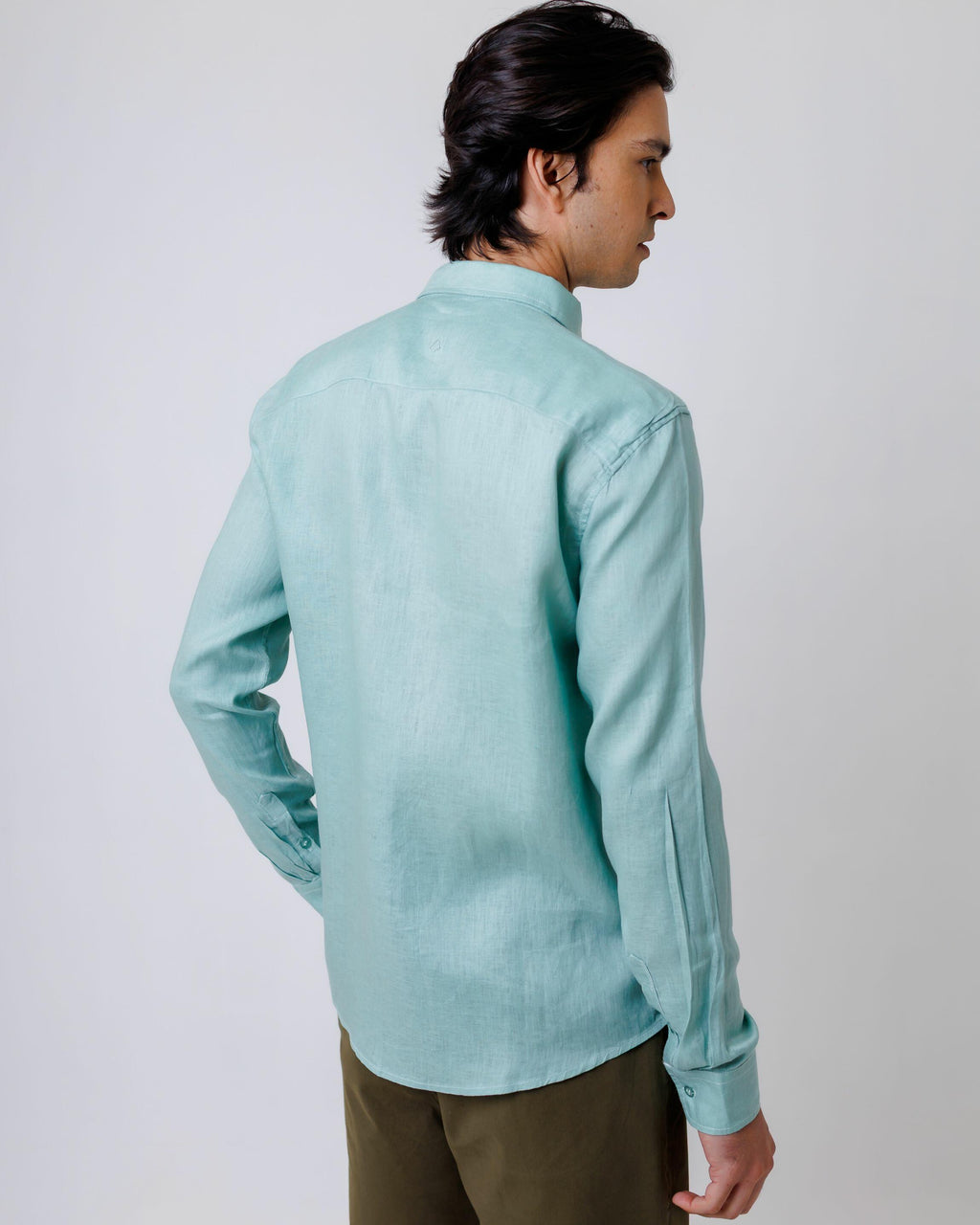Camisa de Botão ML Puro Linho Mint