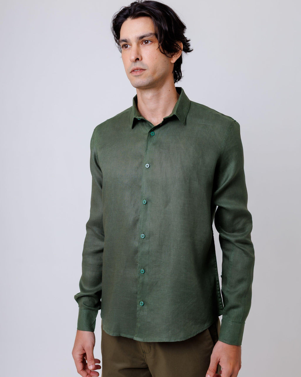 Camisa de Botão ML Puro Linho Allig