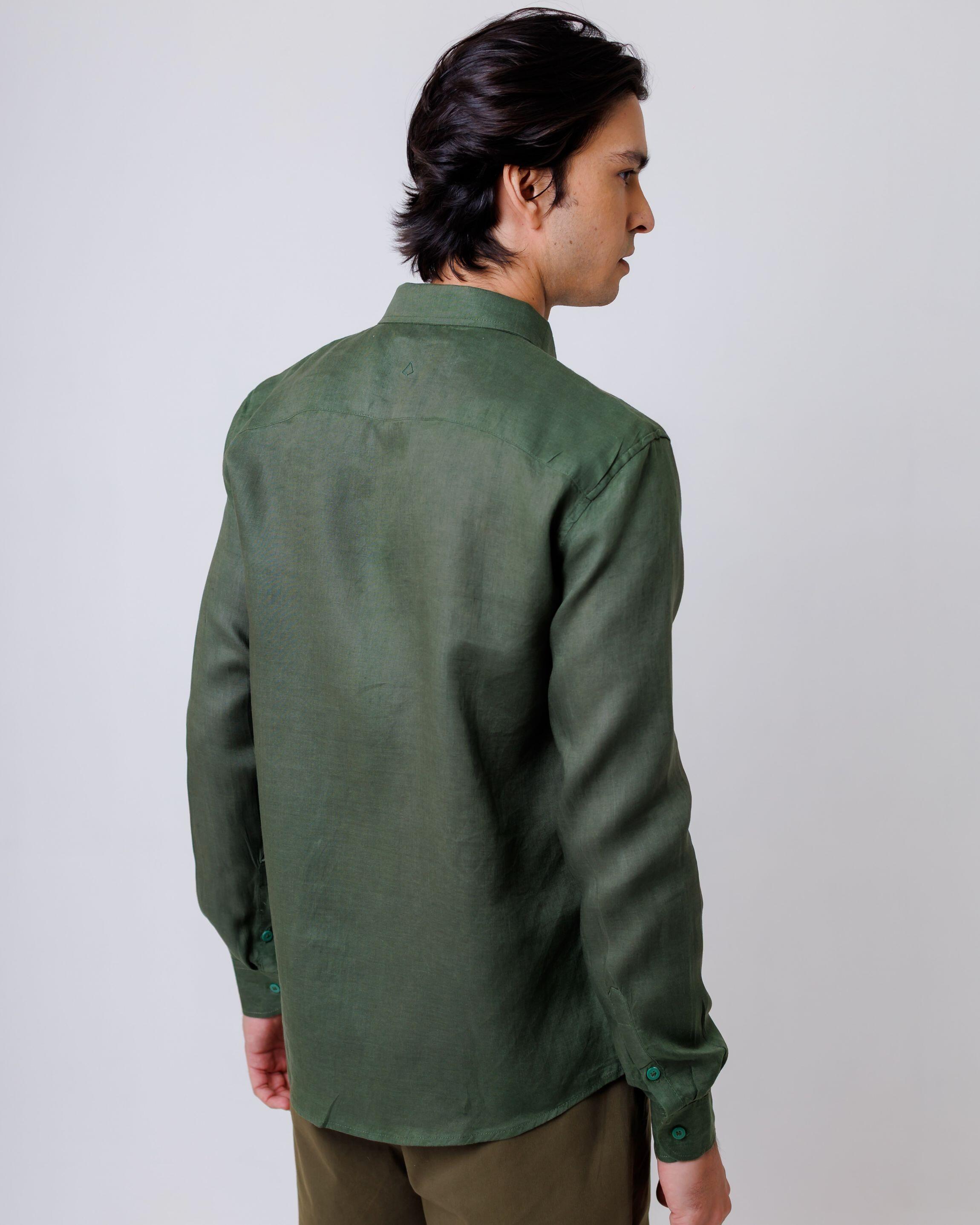 Camisa de Botão ML Puro Linho Allig