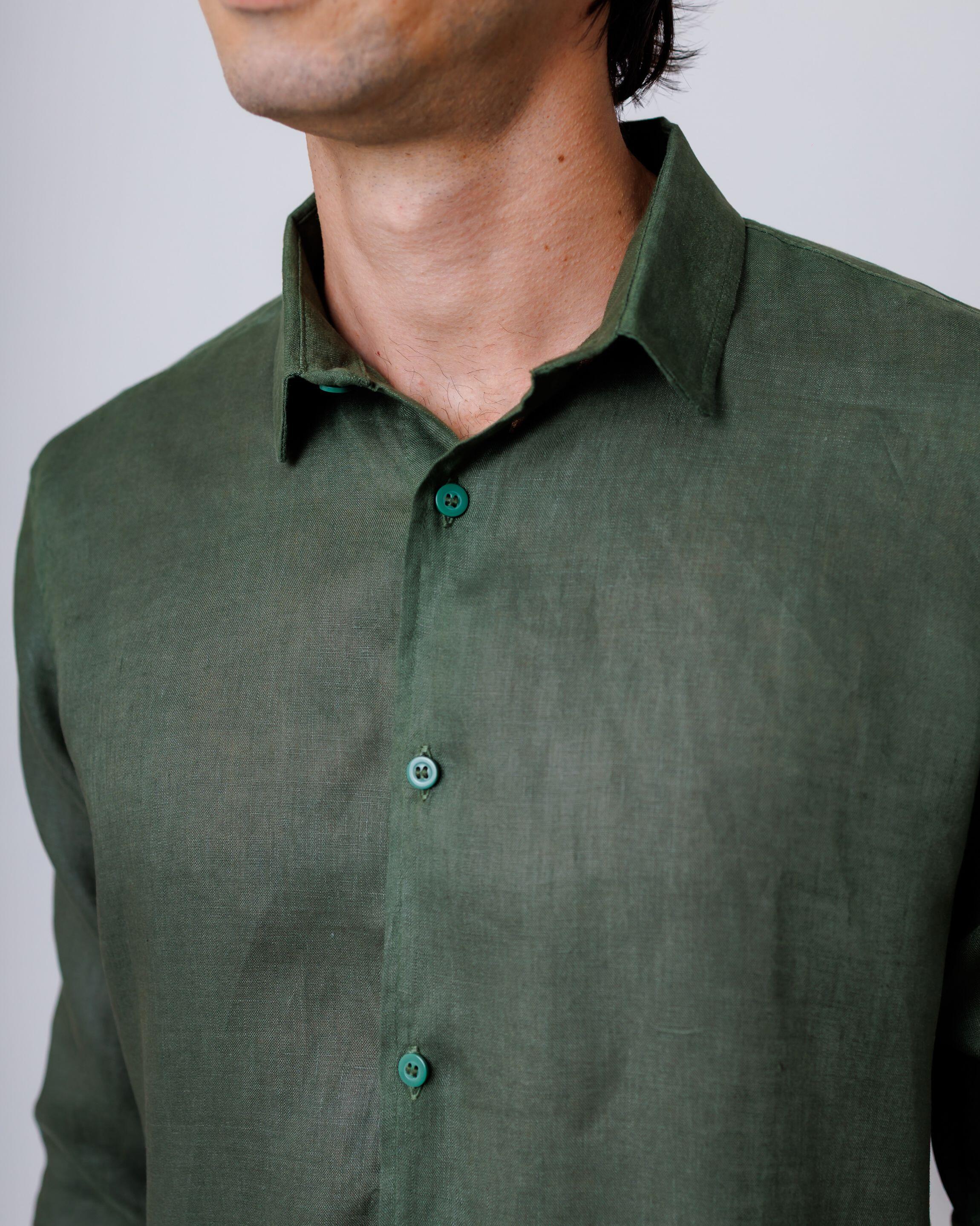 Camisa de Botão ML Puro Linho Allig