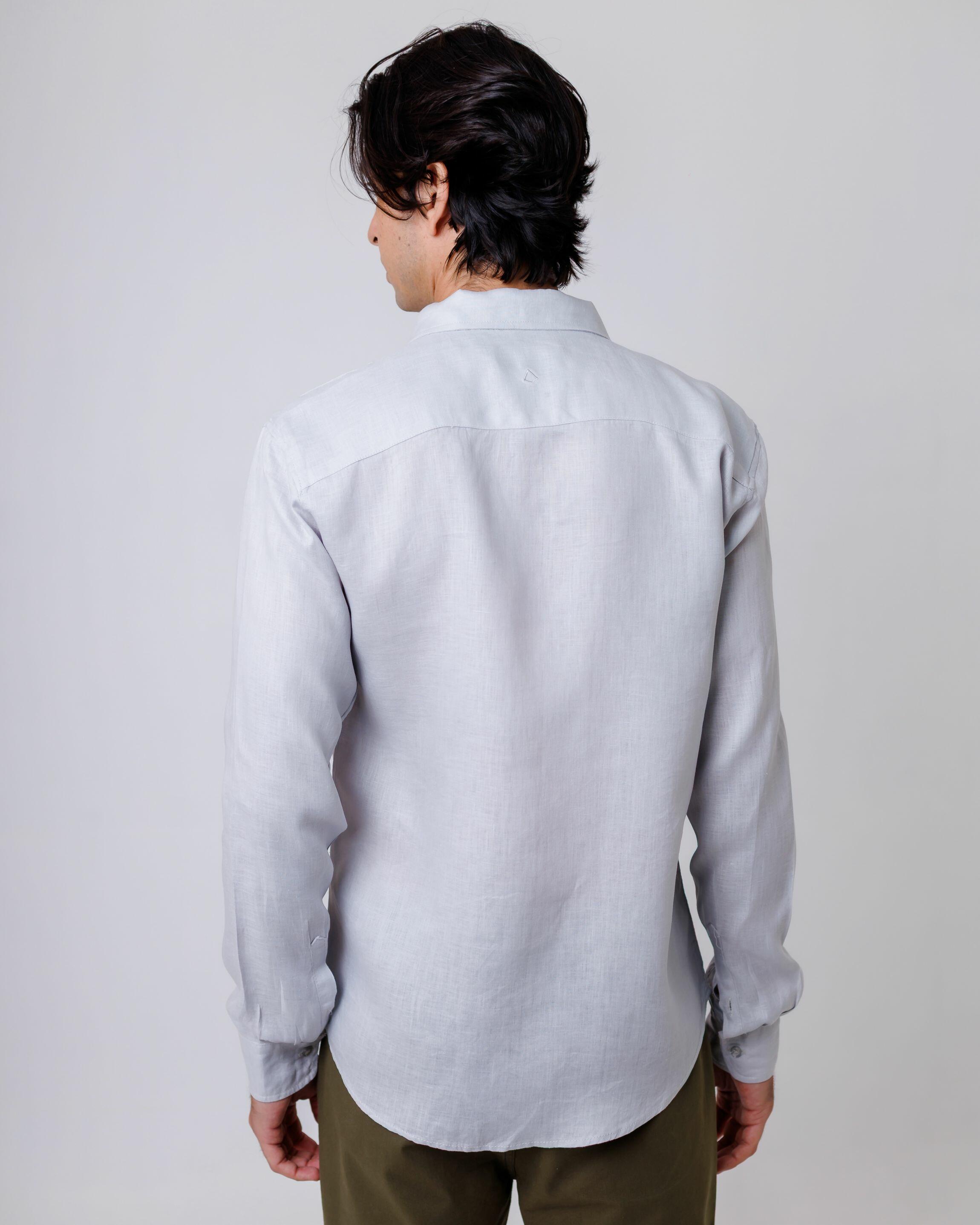 Camisa de Botão ML Puro Linho Rain