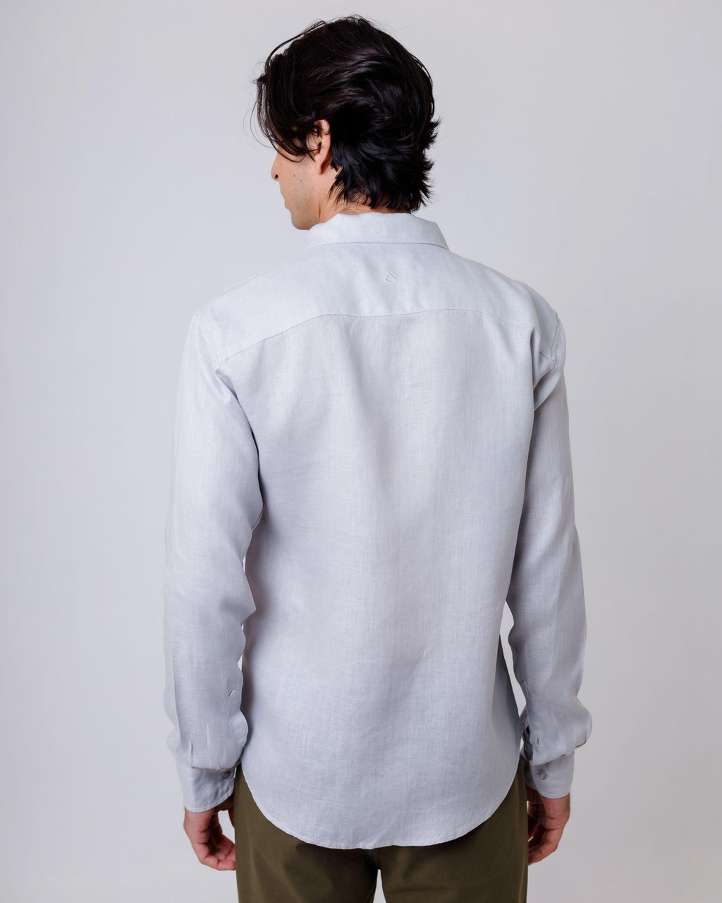 Camisa de Botão ML Puro Linho Rain