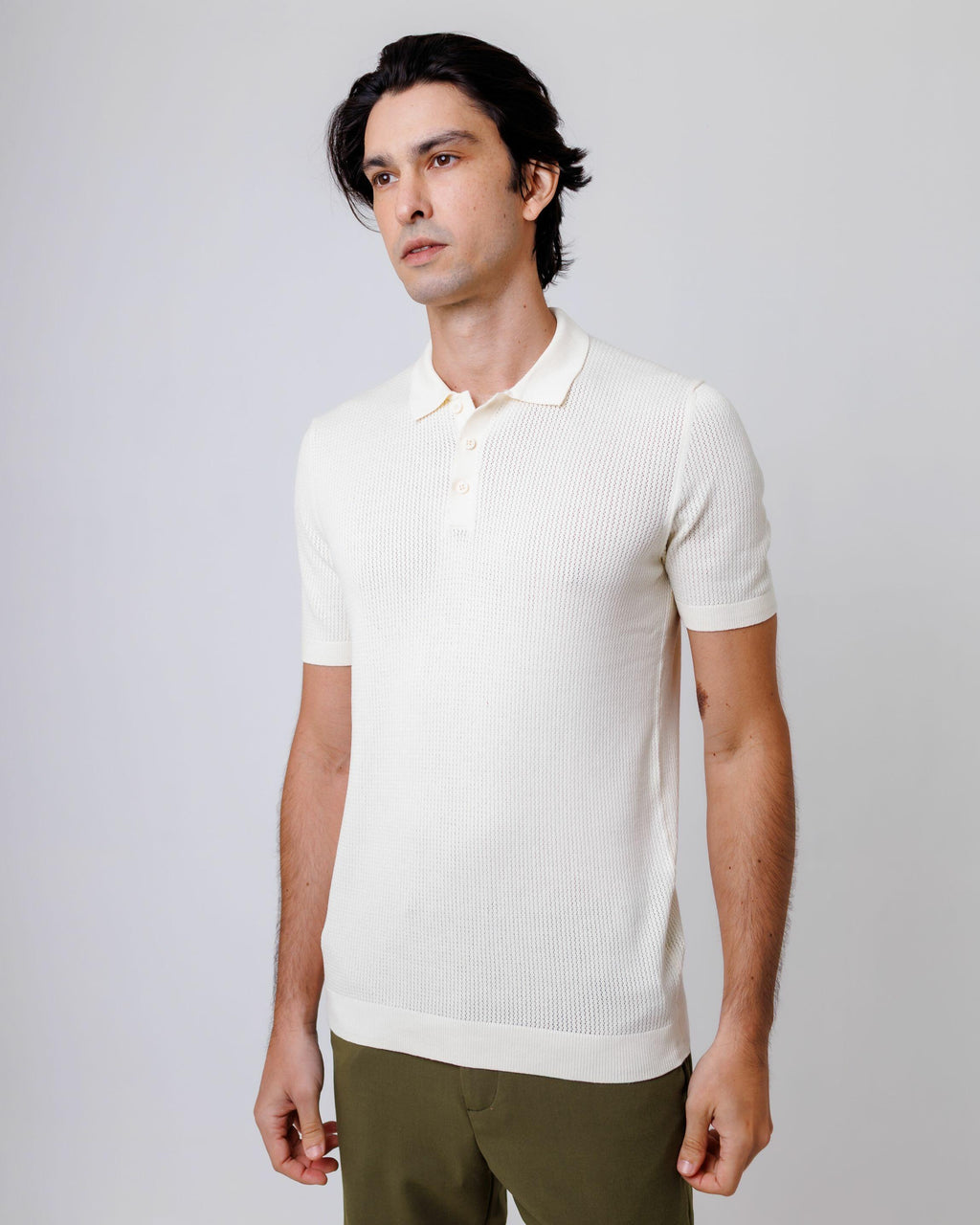 Polo Tricot Polo Off Whit